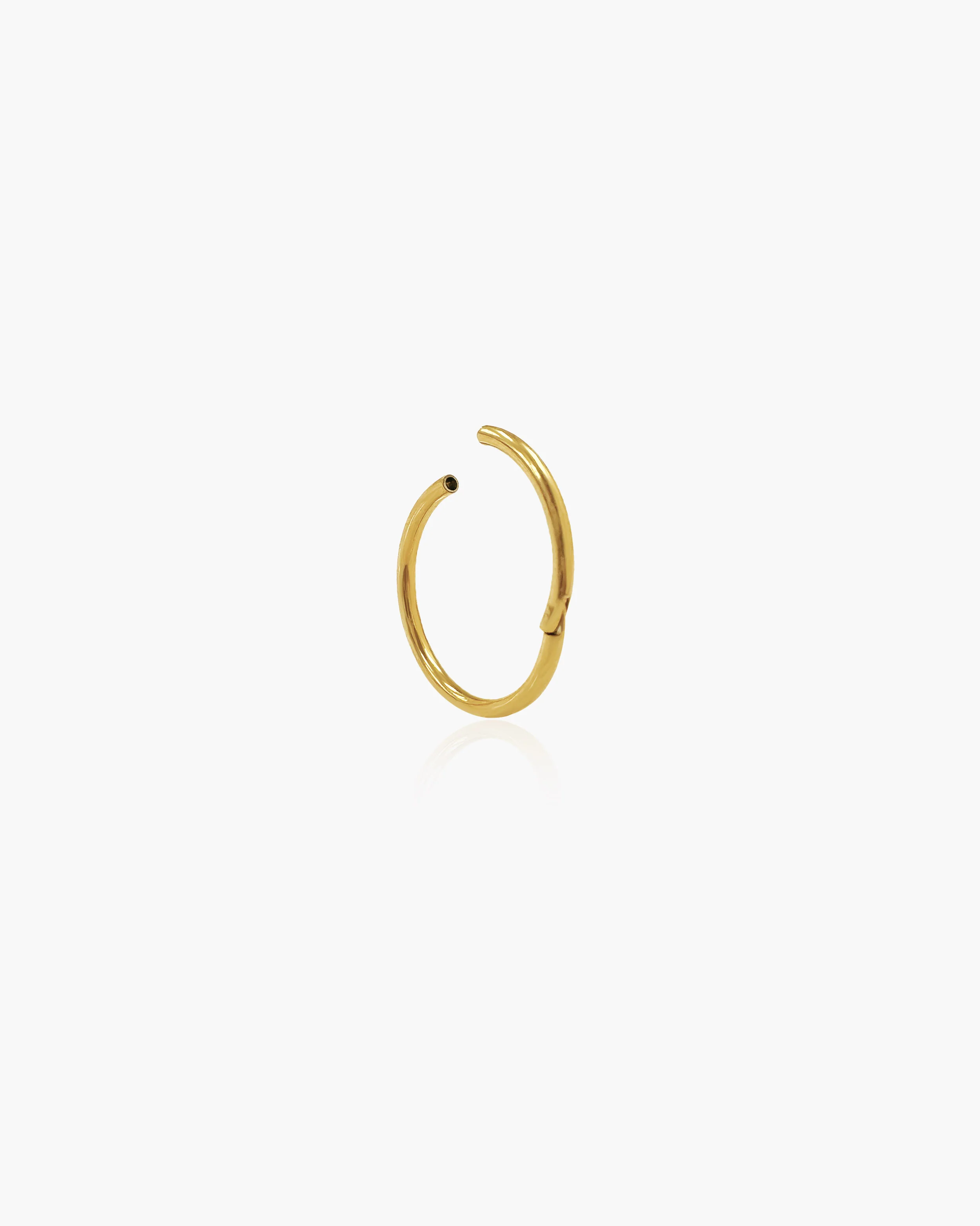 3 Pcs Hoop Helix Earring Set in Gold - Image 3