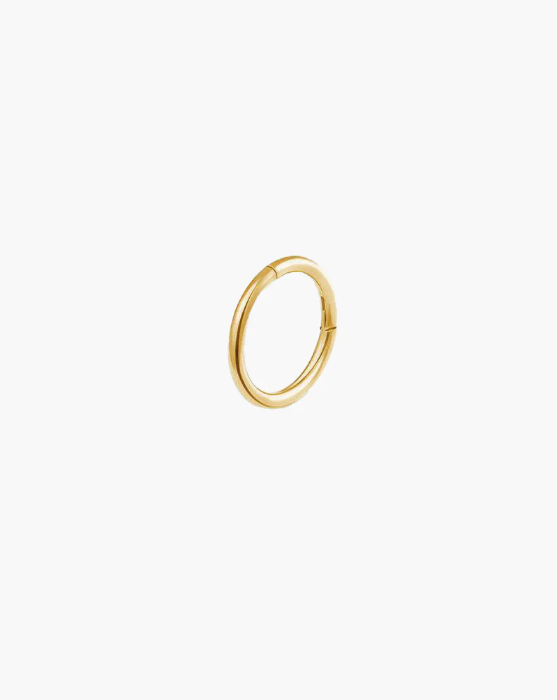 3 Pcs Hoop Helix Earring Set in Gold - Image 4