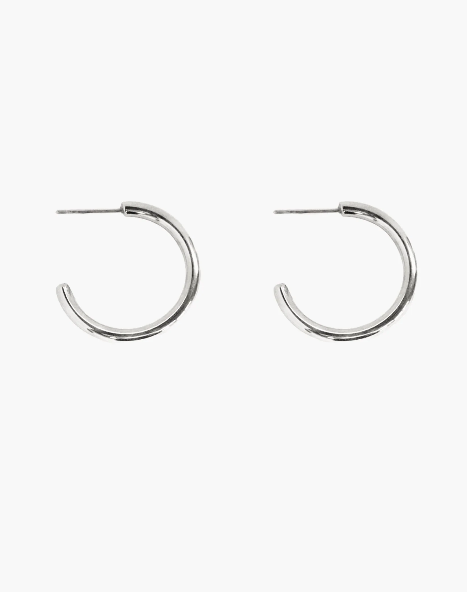 Gold 30mm Endless Hoop Earrings - Image 6