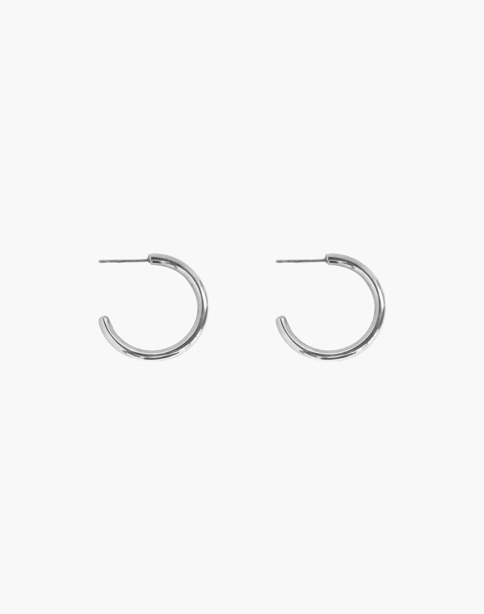 Gold 30mm Endless Hoop Earrings - Image 7