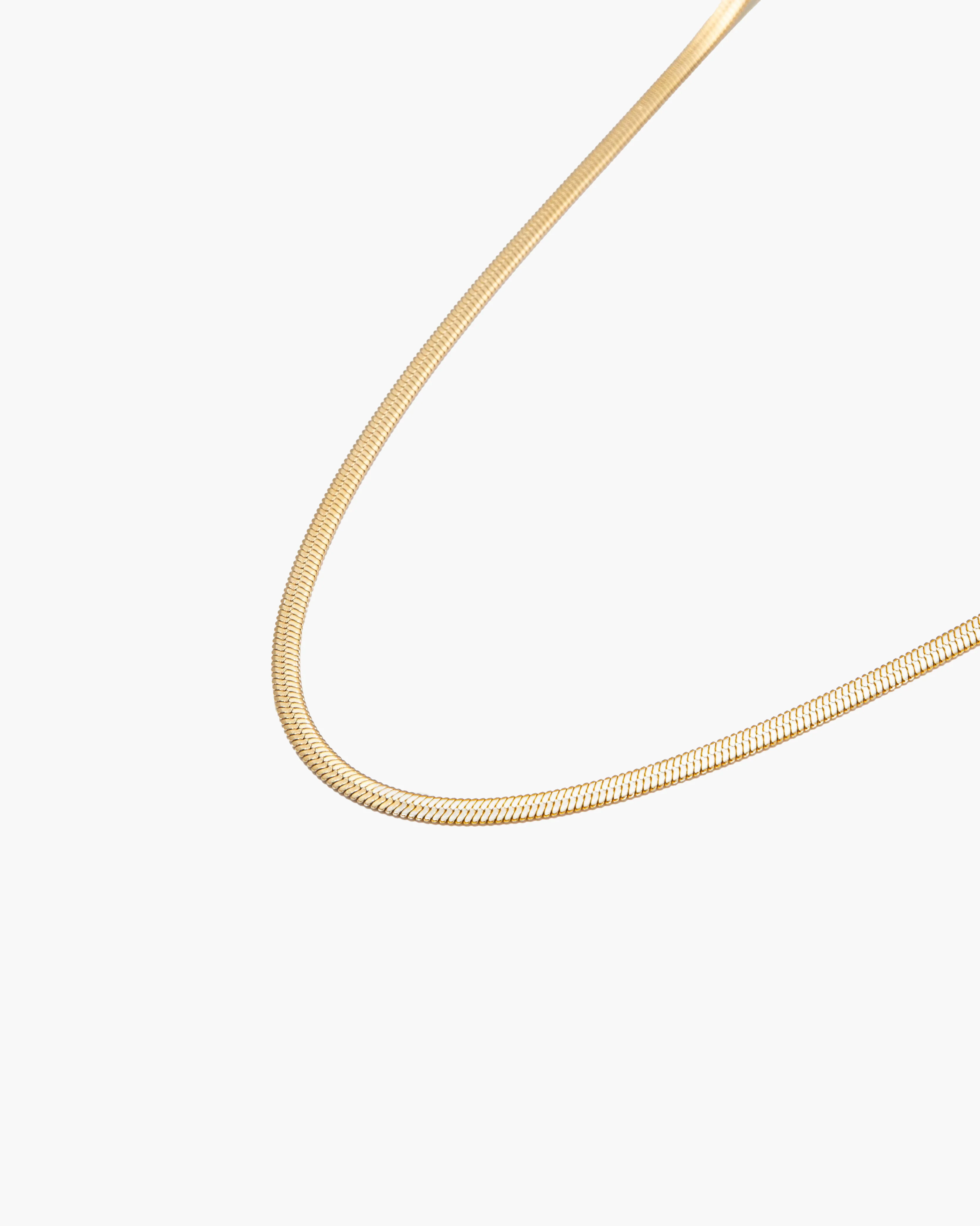 5mm Herringbone Chain Necklace - Image 3