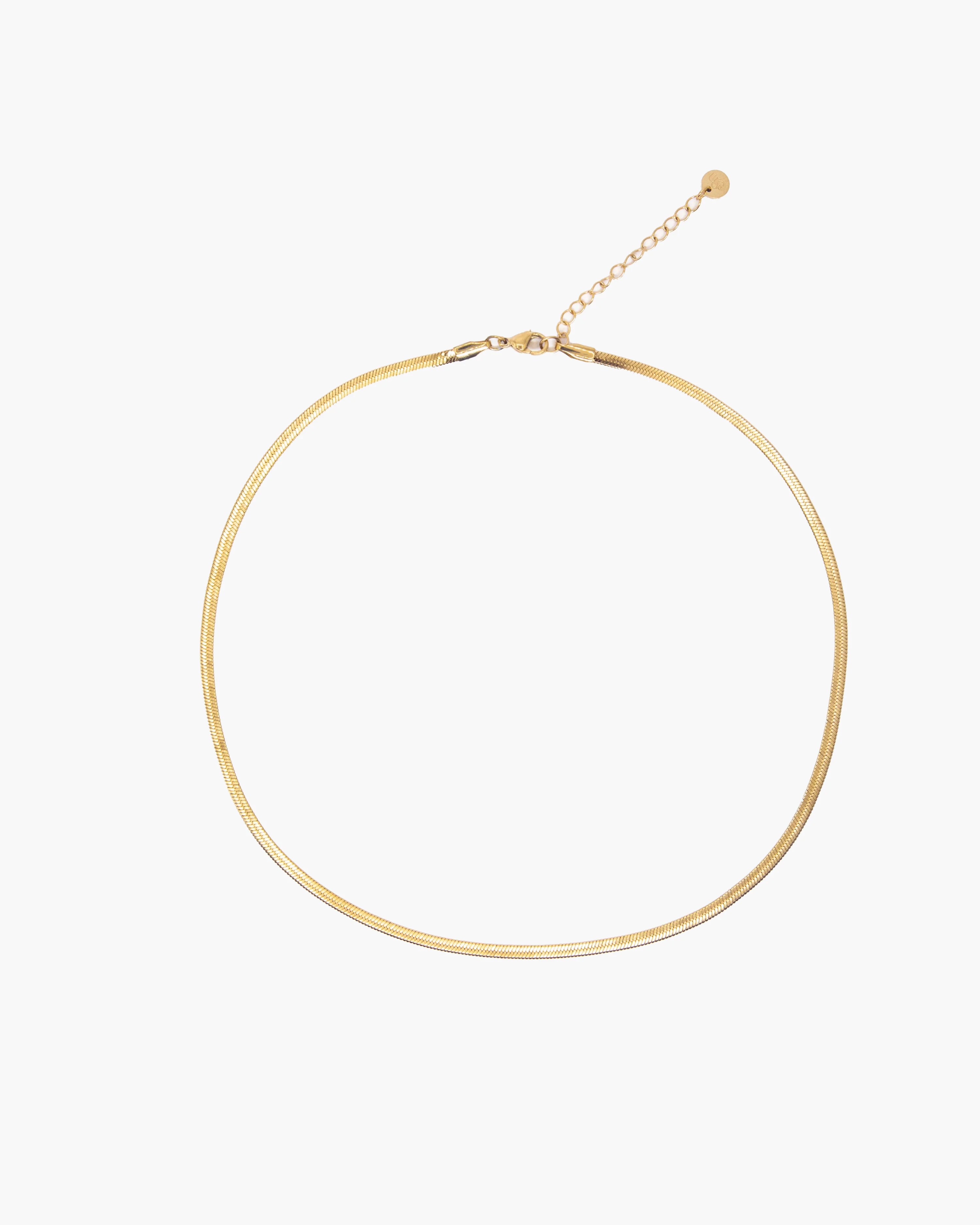 5mm Herringbone Chain Necklace - Image 4