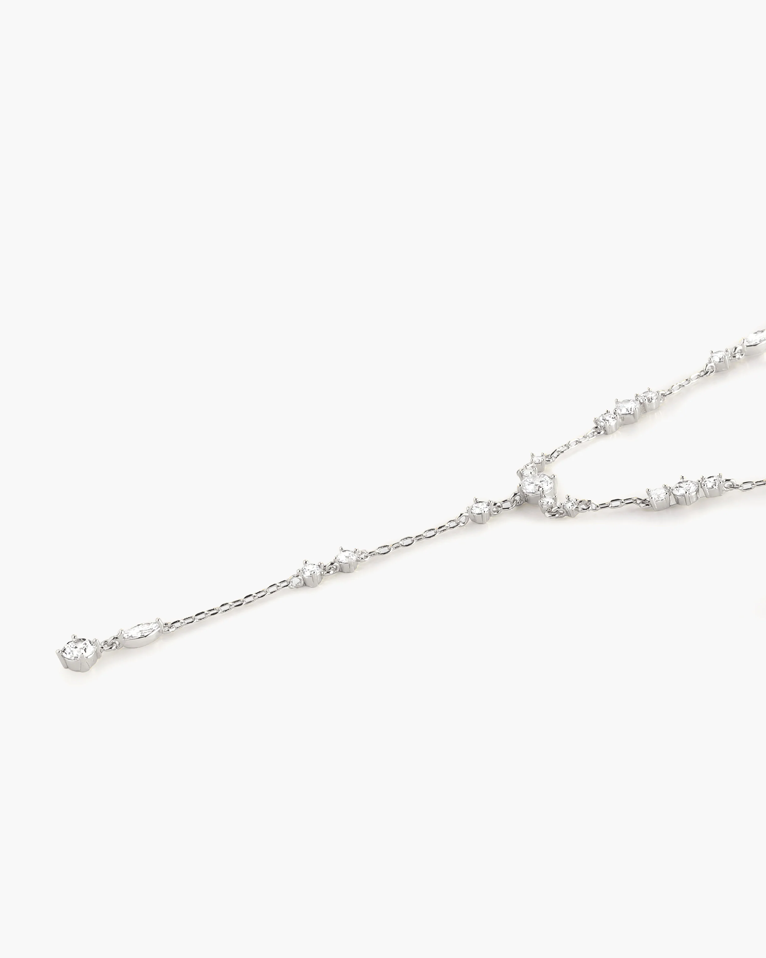 Adriana Necklace in Silver - Image 3