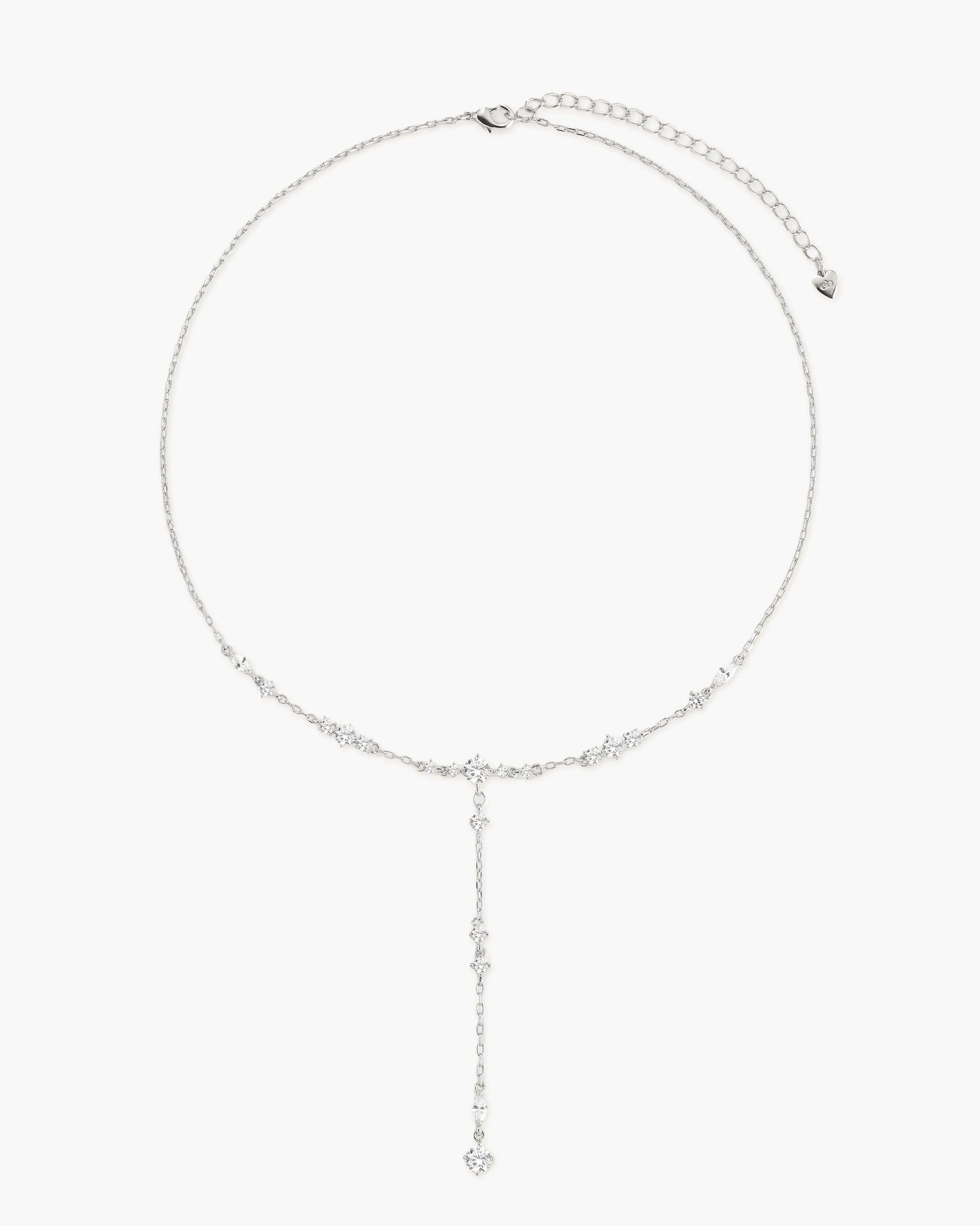 Adriana Necklace in Silver - Image 5