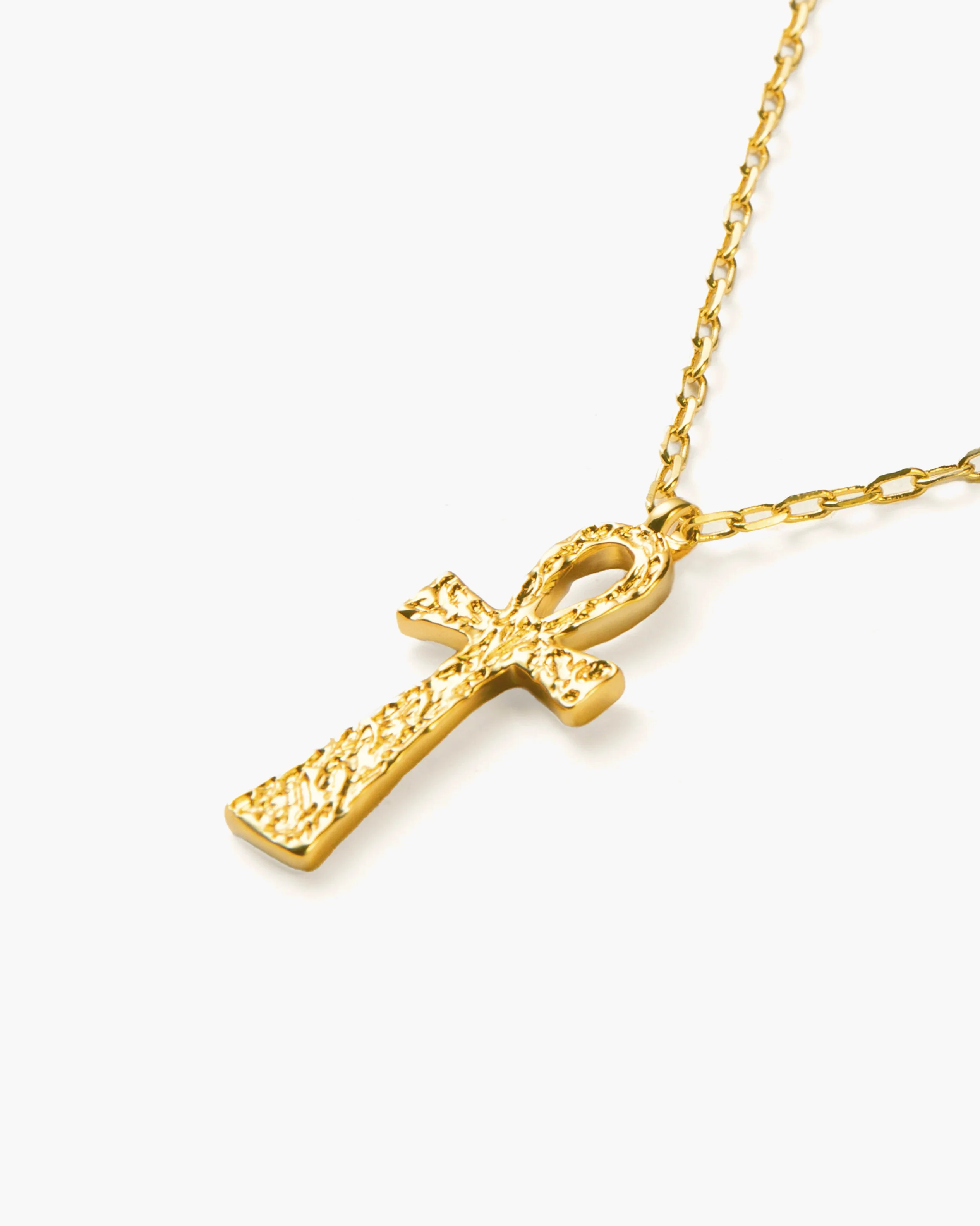 Textured Ankh Necklace - Image 3