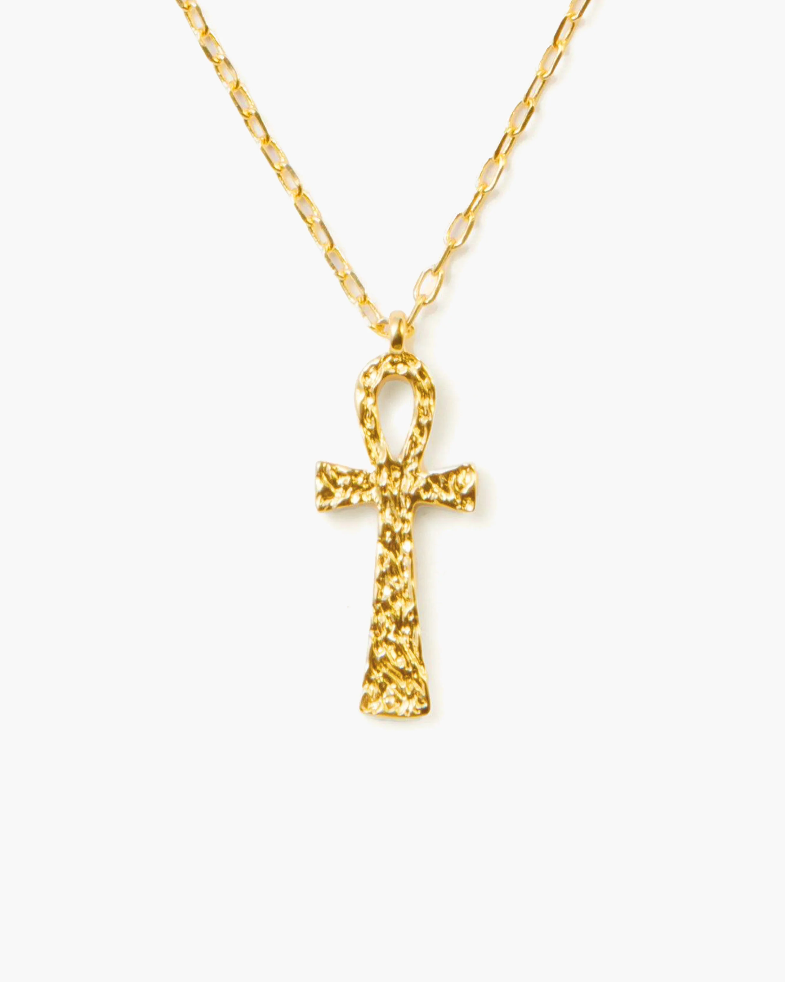 Textured Ankh Necklace - Image 4