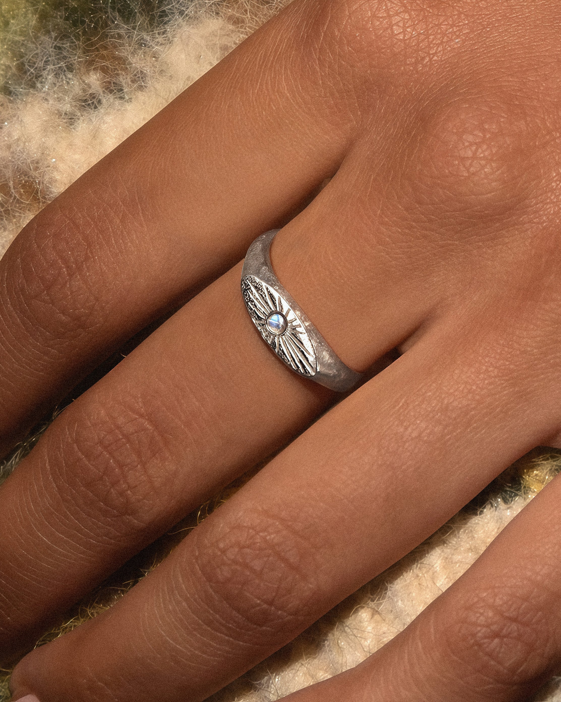 Astral Glow Ring in Silver - Image 2