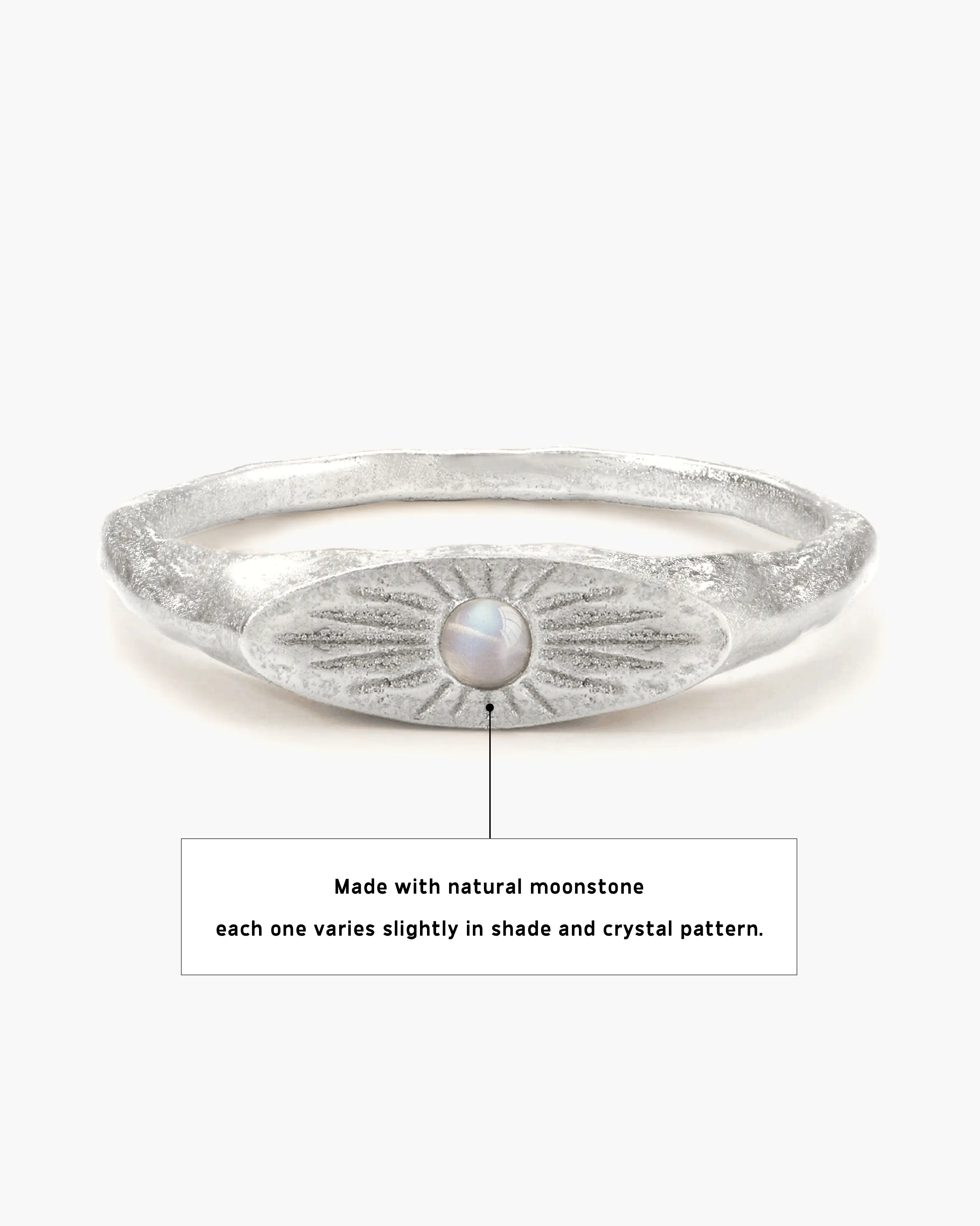 Astral Glow Ring in Silver - Image 5