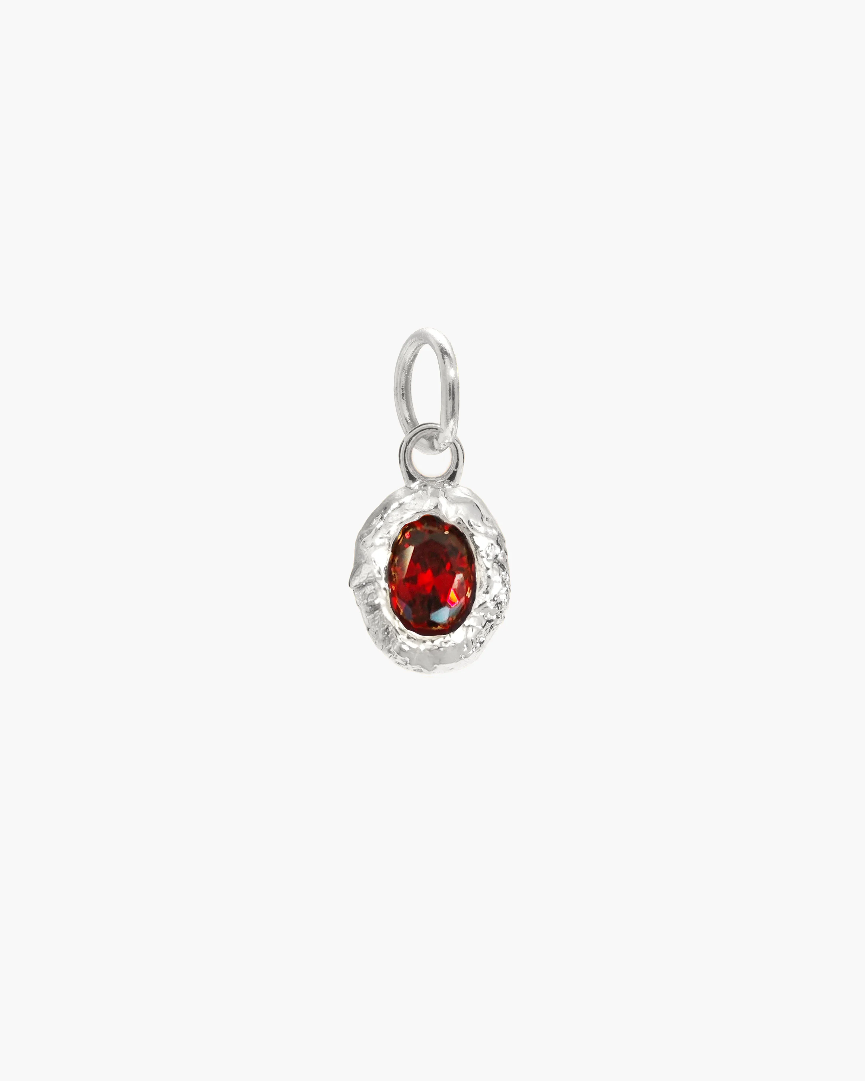 Birthstone Charm in Silver - Image 3