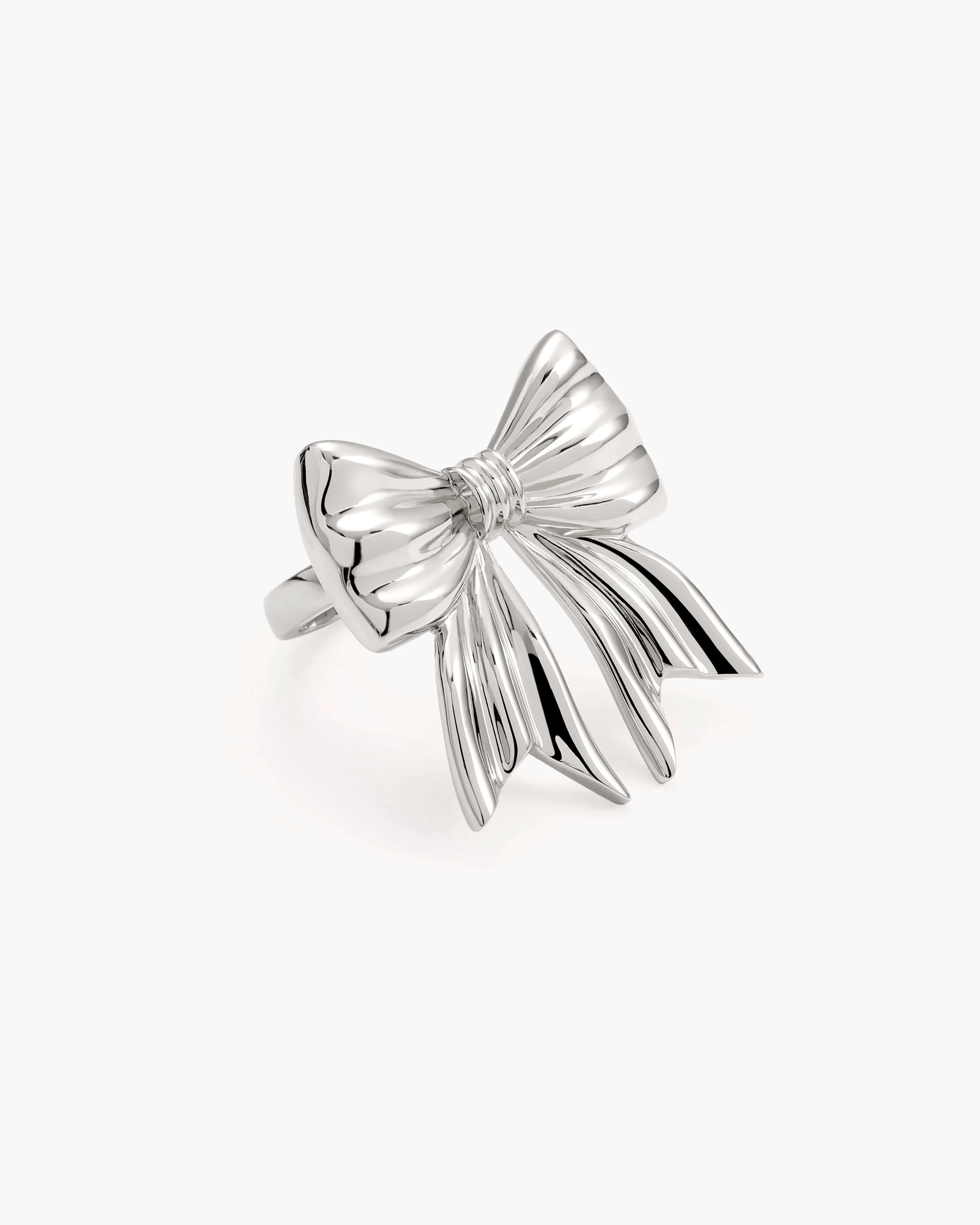 Bow Ring in Silver - Image 3