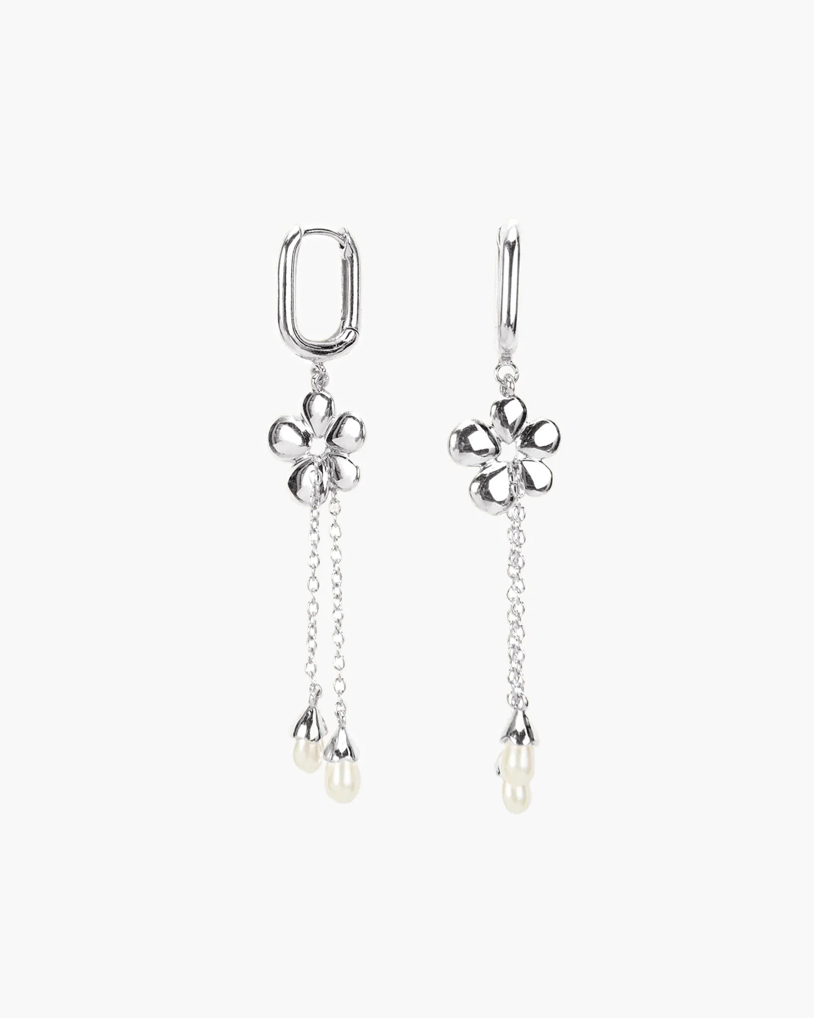 Camille Flower Drop Earrings - Image 4