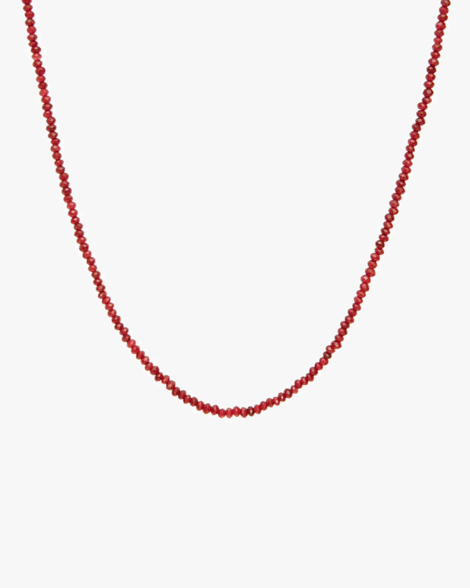 Mini Carnelian Beaded Necklace - Image 3