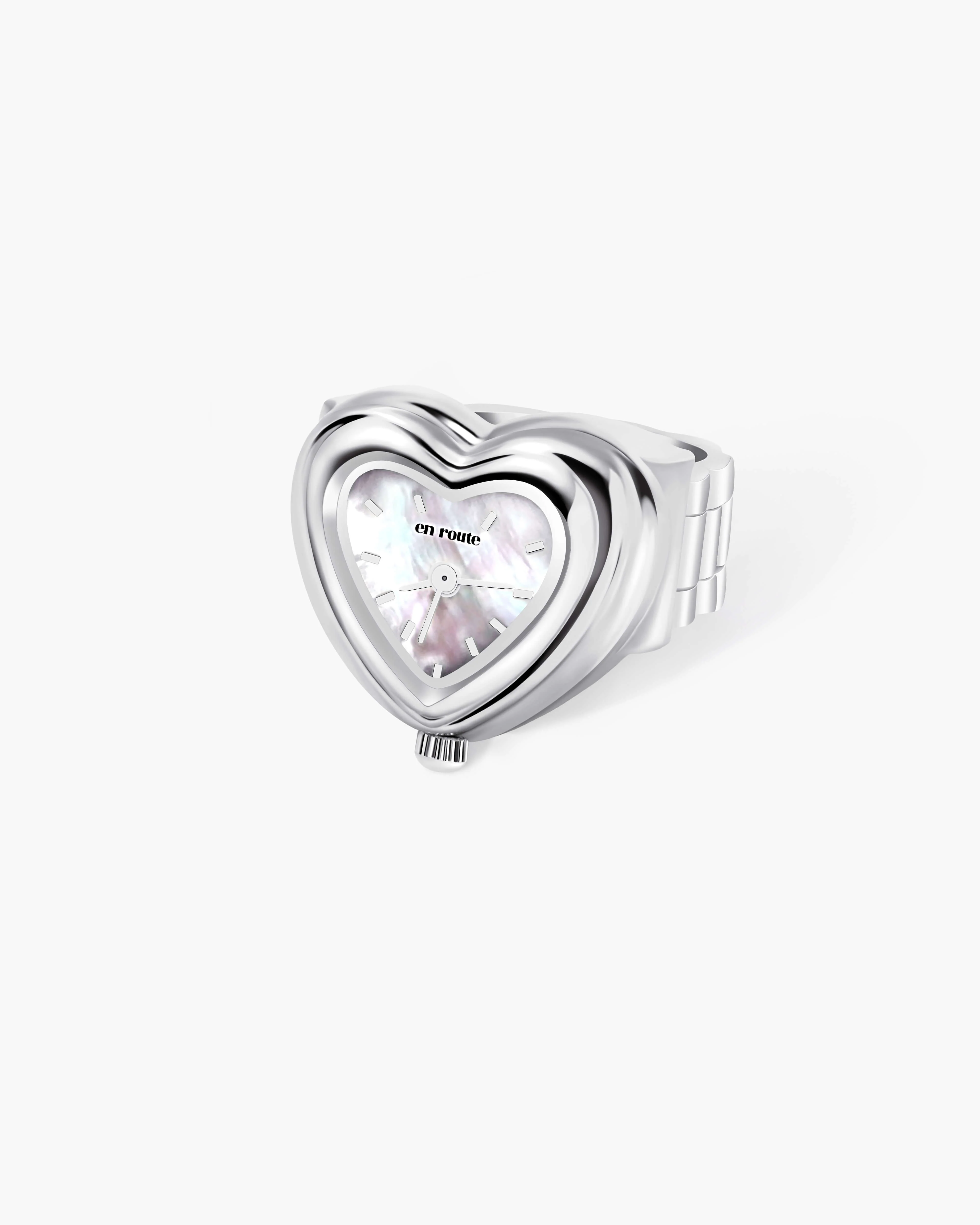 City Heart Two-Tone Watch Ring - Image 6