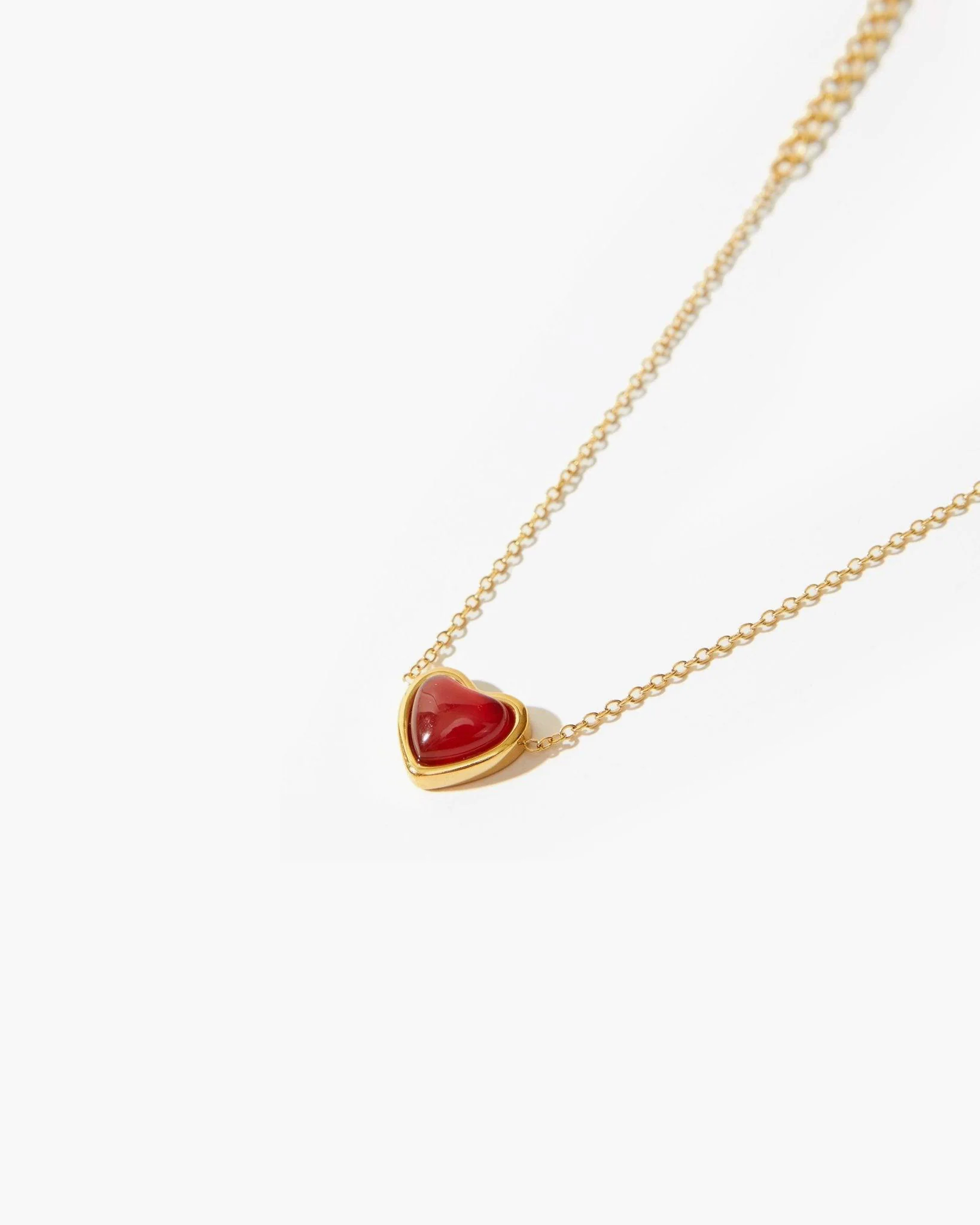 Carnelian Stone Heart Bracelet - Image 3