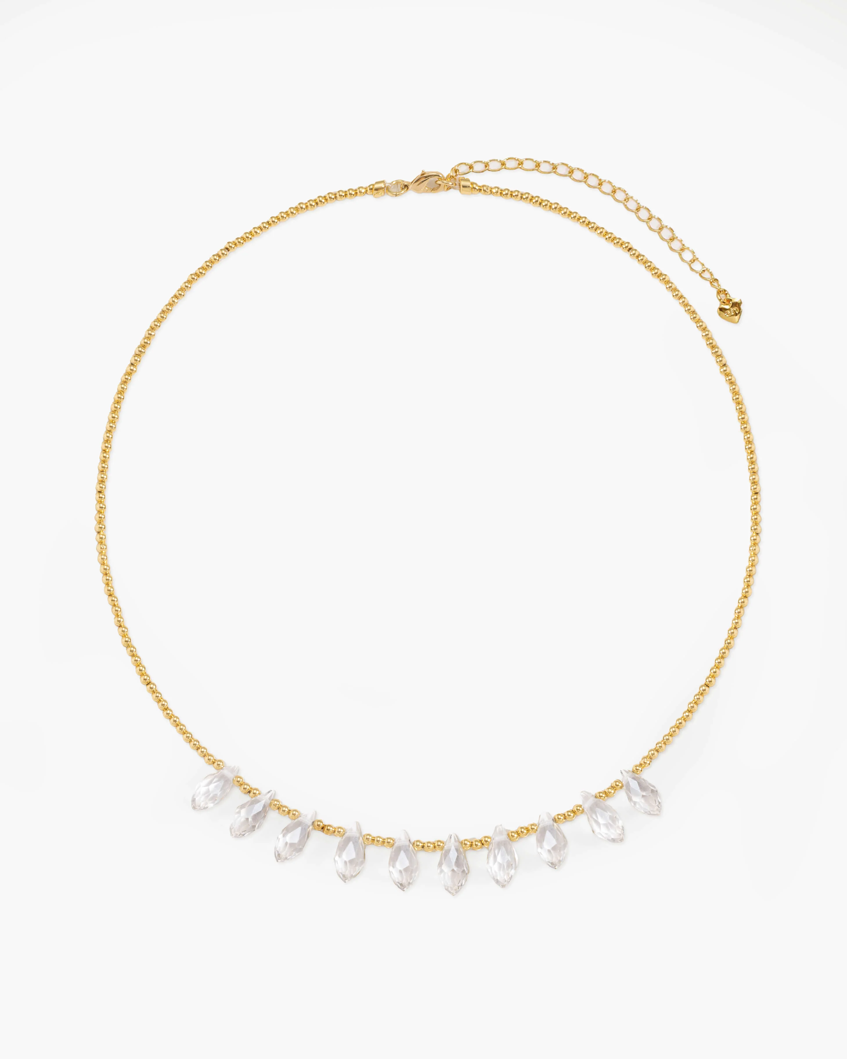 Crystal Raindrop Necklace - Image 2