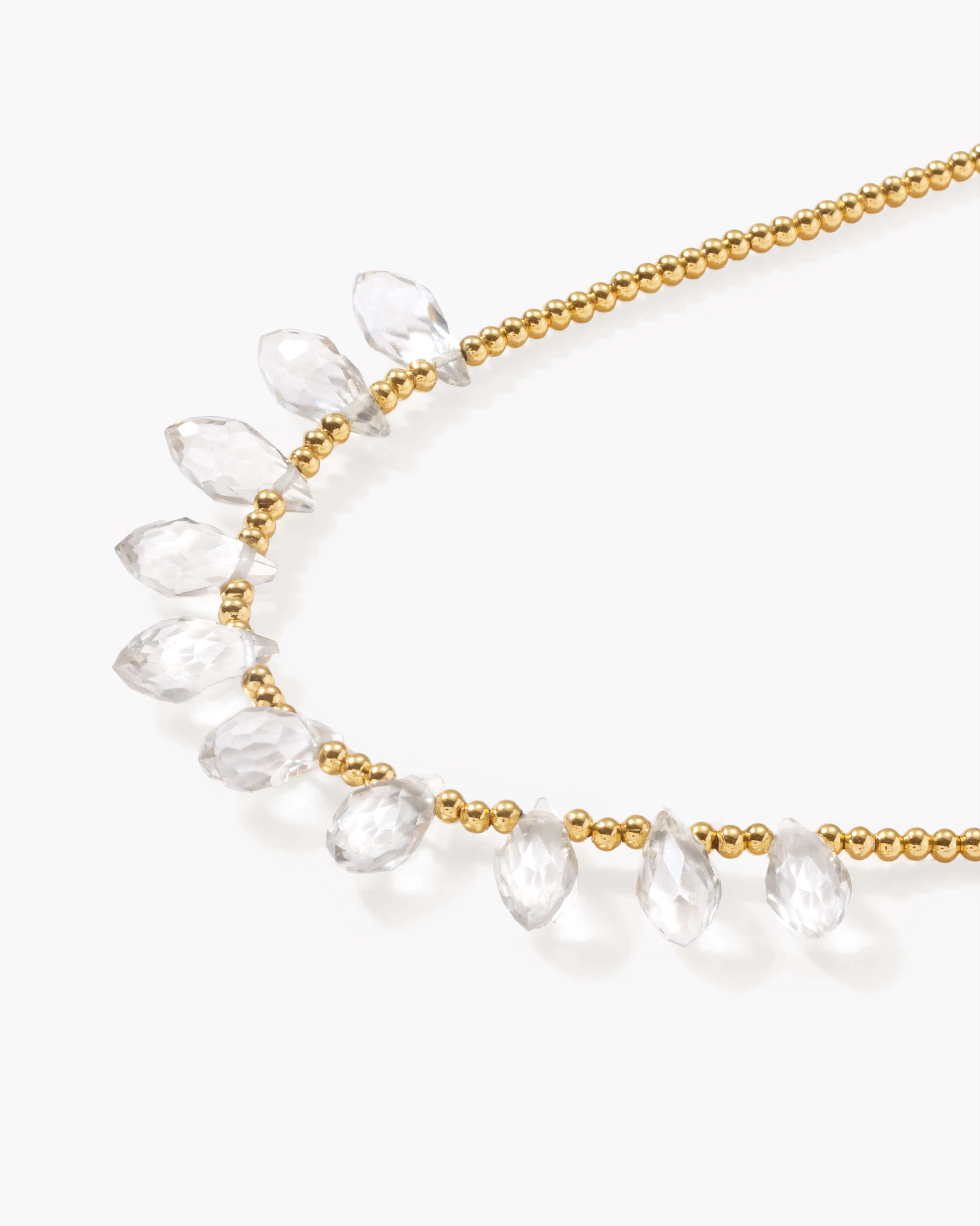 Crystal Raindrop Necklace - Image 3