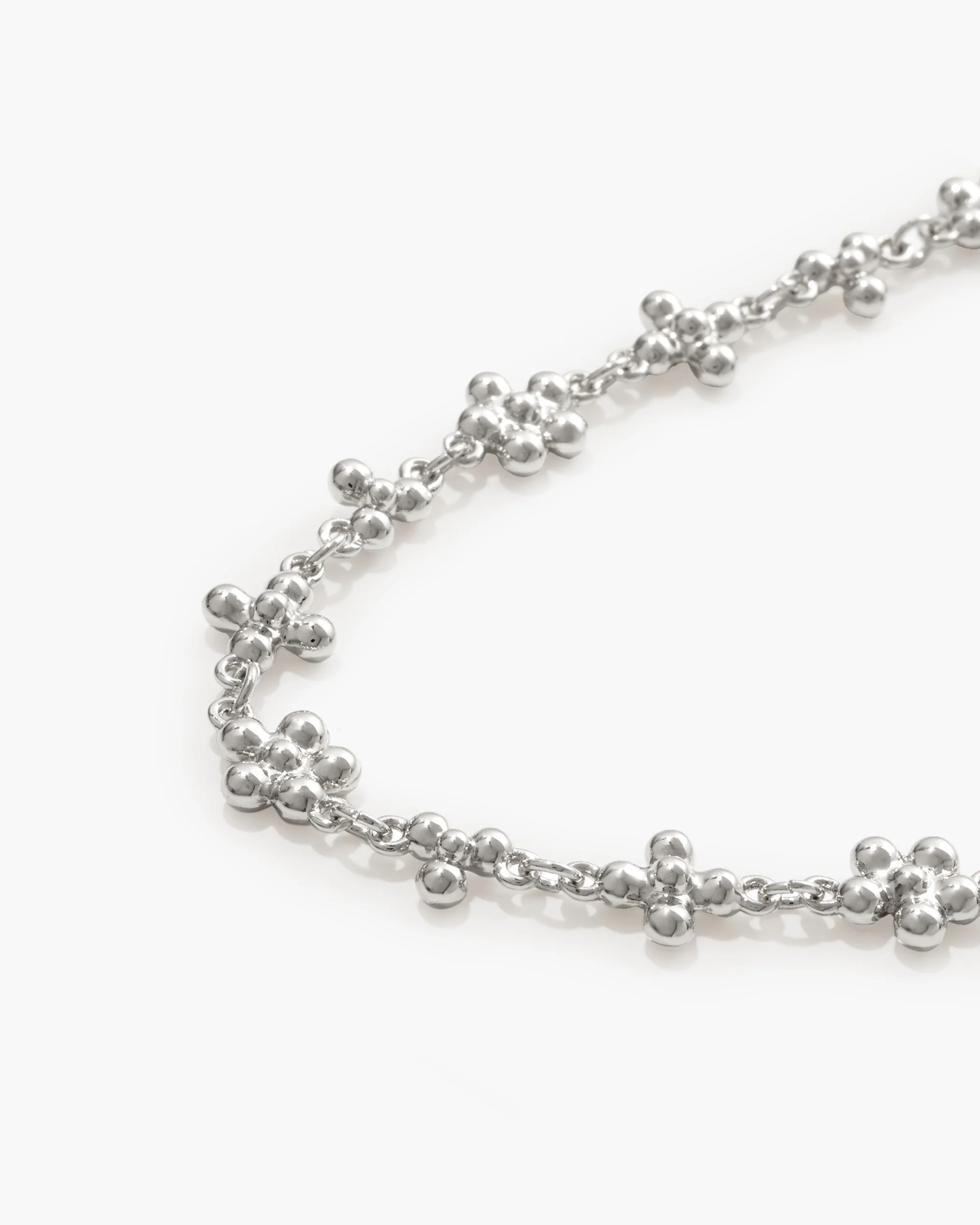 Daisy Molecule Bracelet in Silver - Image 3
