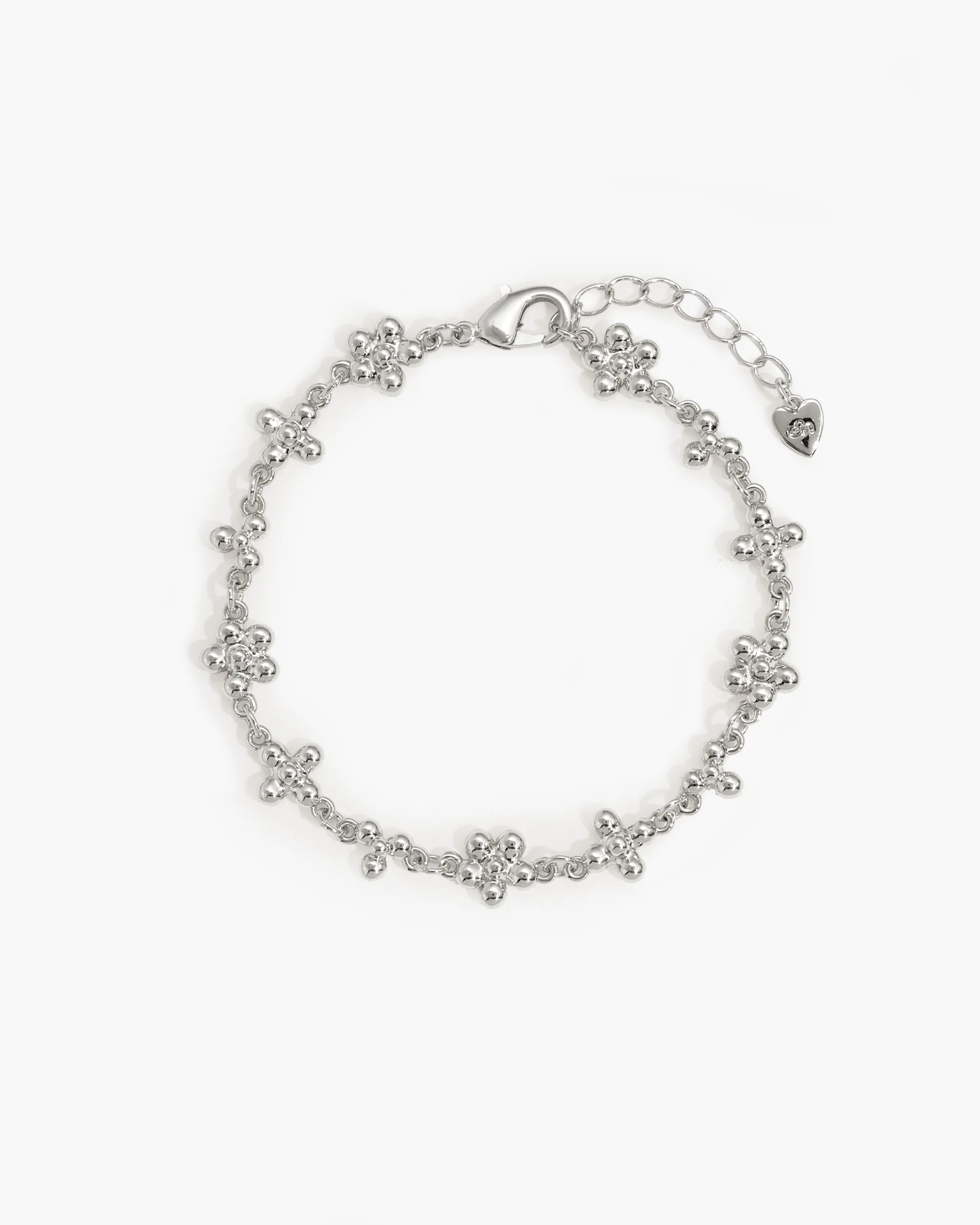 Daisy Molecule Bracelet in Silver - Image 5