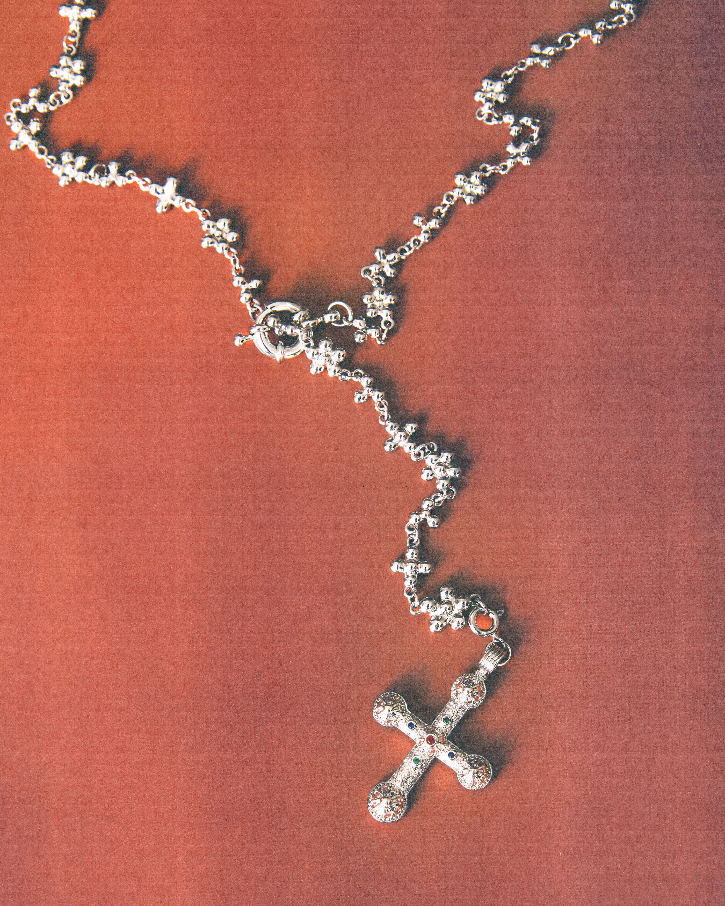 Daisy Molecule Chain in Silver - Image 5