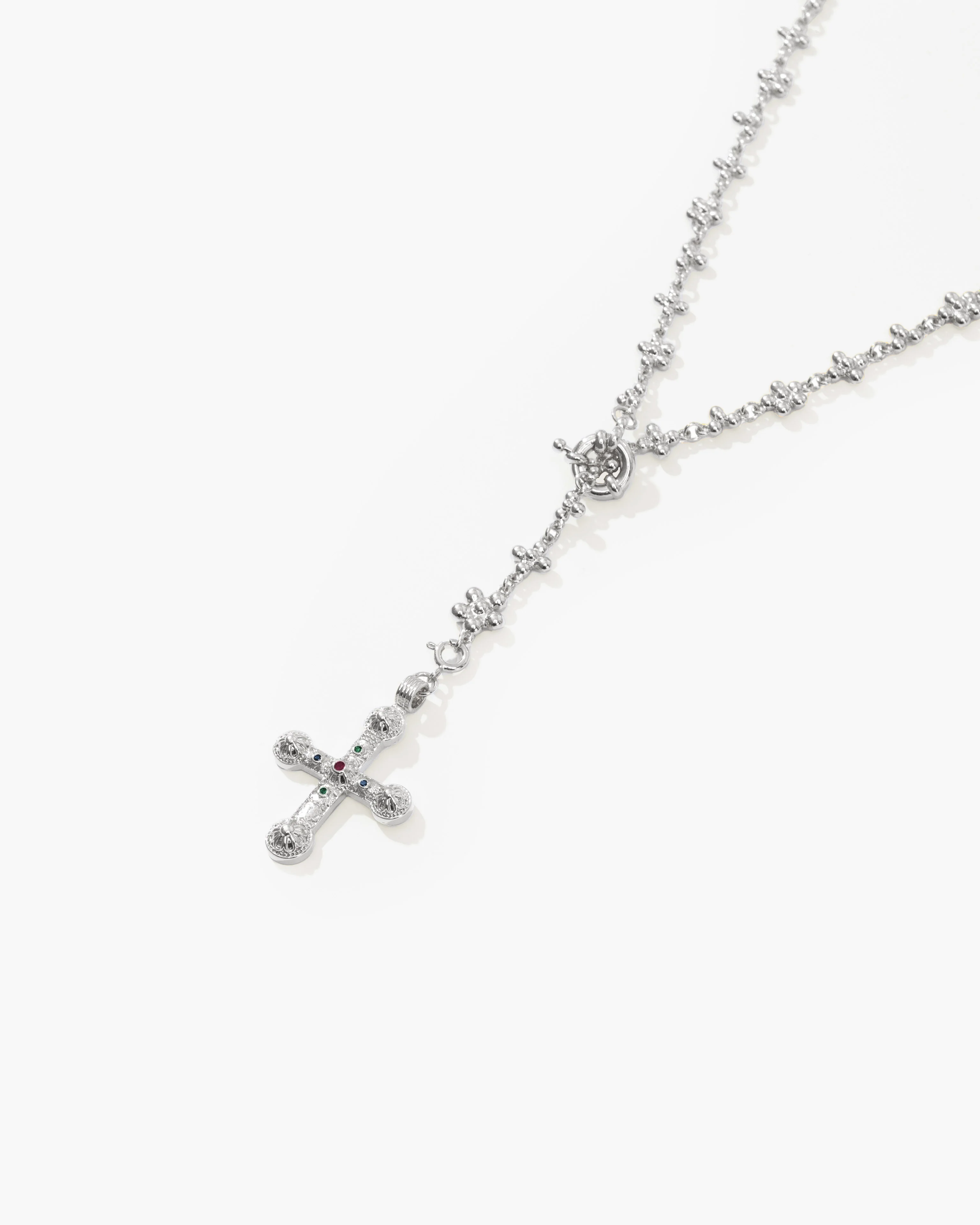 Daisy Molecule Chain in Silver - Image 3