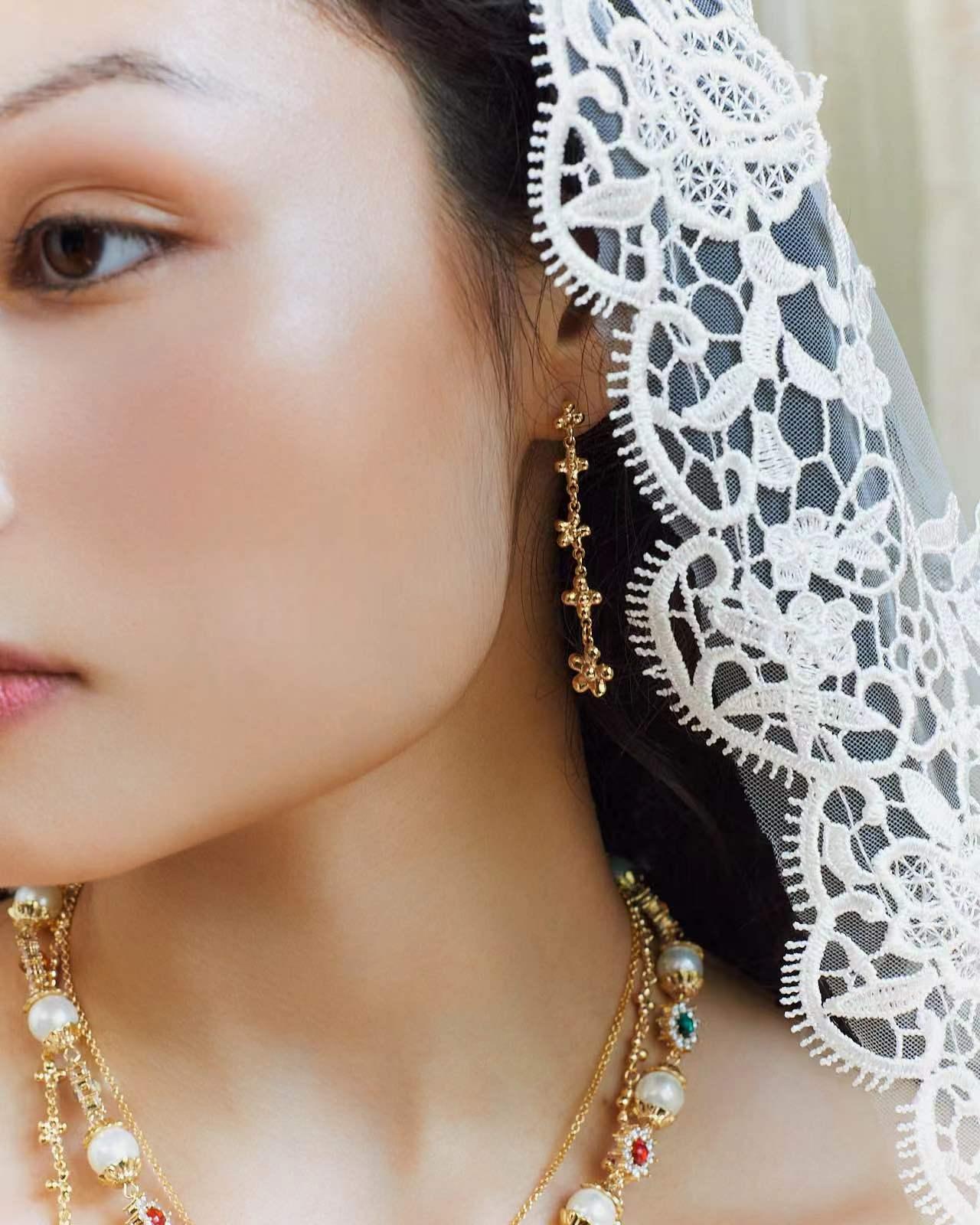 Daisy Molecule Earrings - Image 3