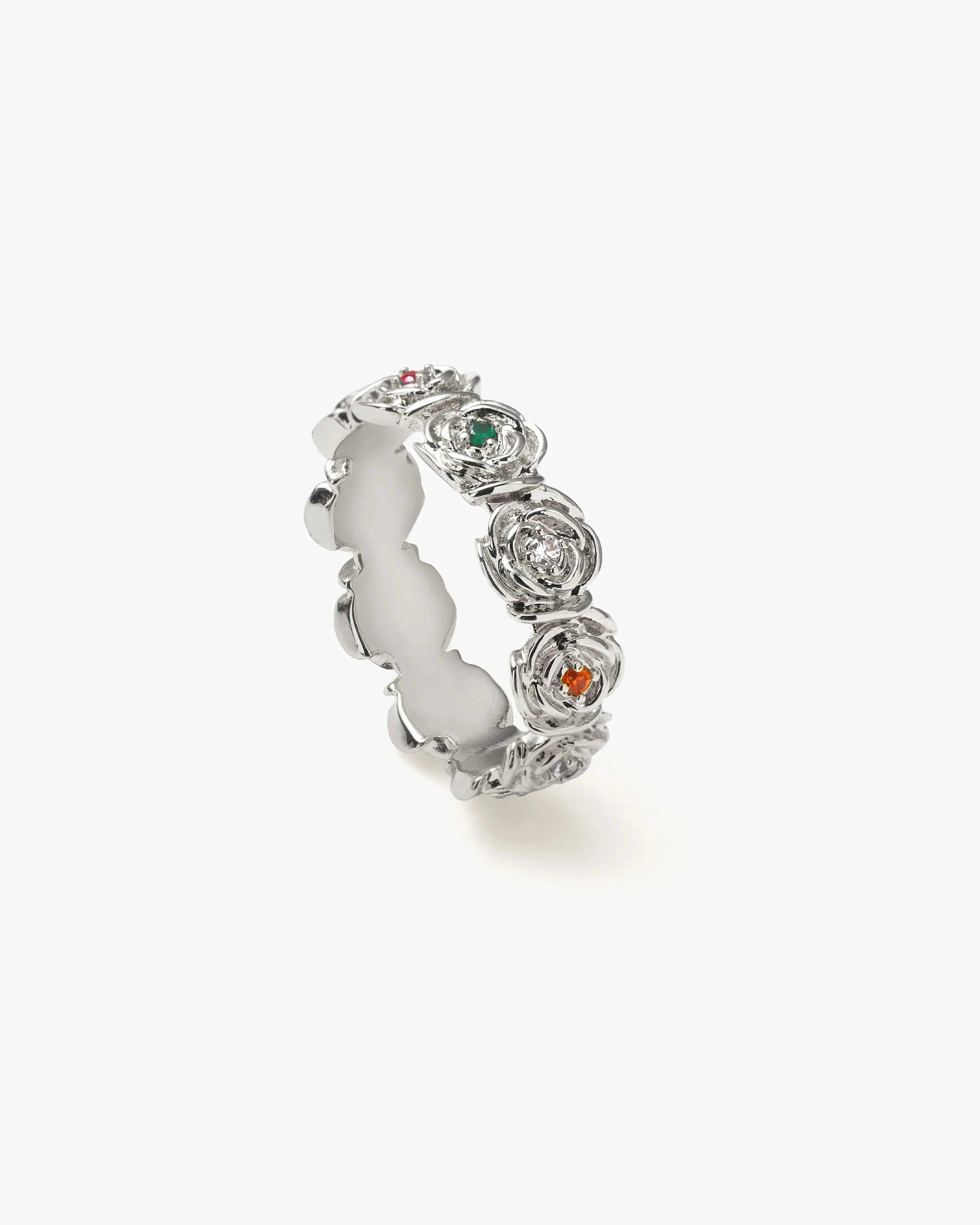 Daisy Rose Ring in Silver - Image 3