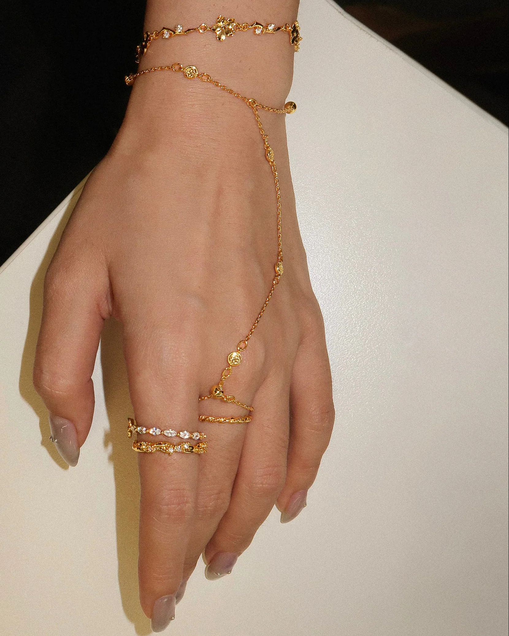 Elise Flora Marquise Ring - Image 4