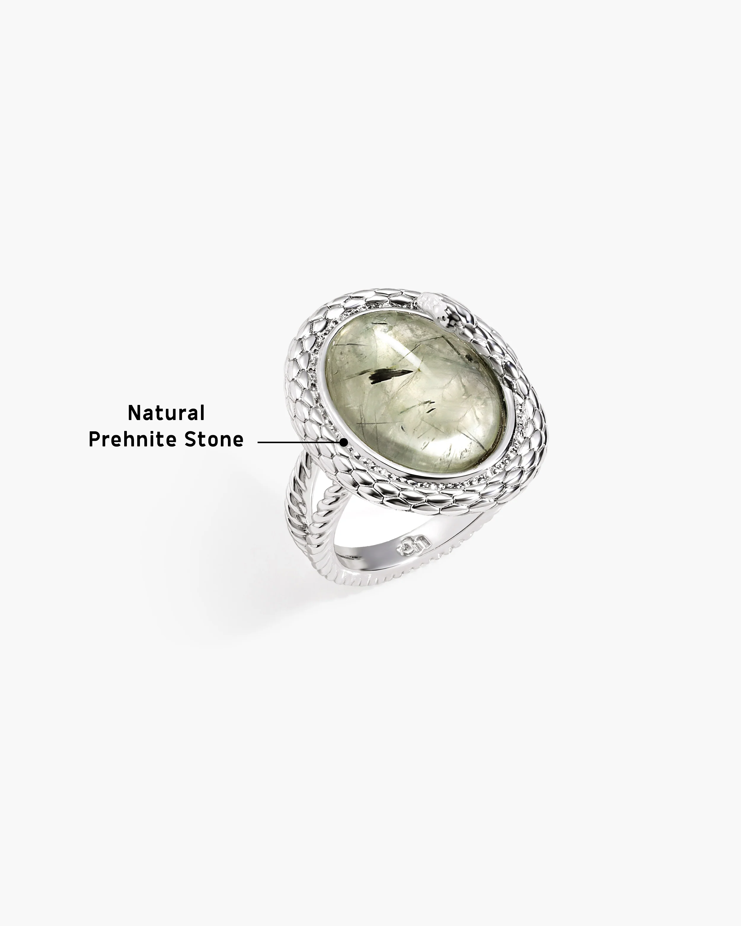 Emerge Prehnite Stone Ring - Image 3