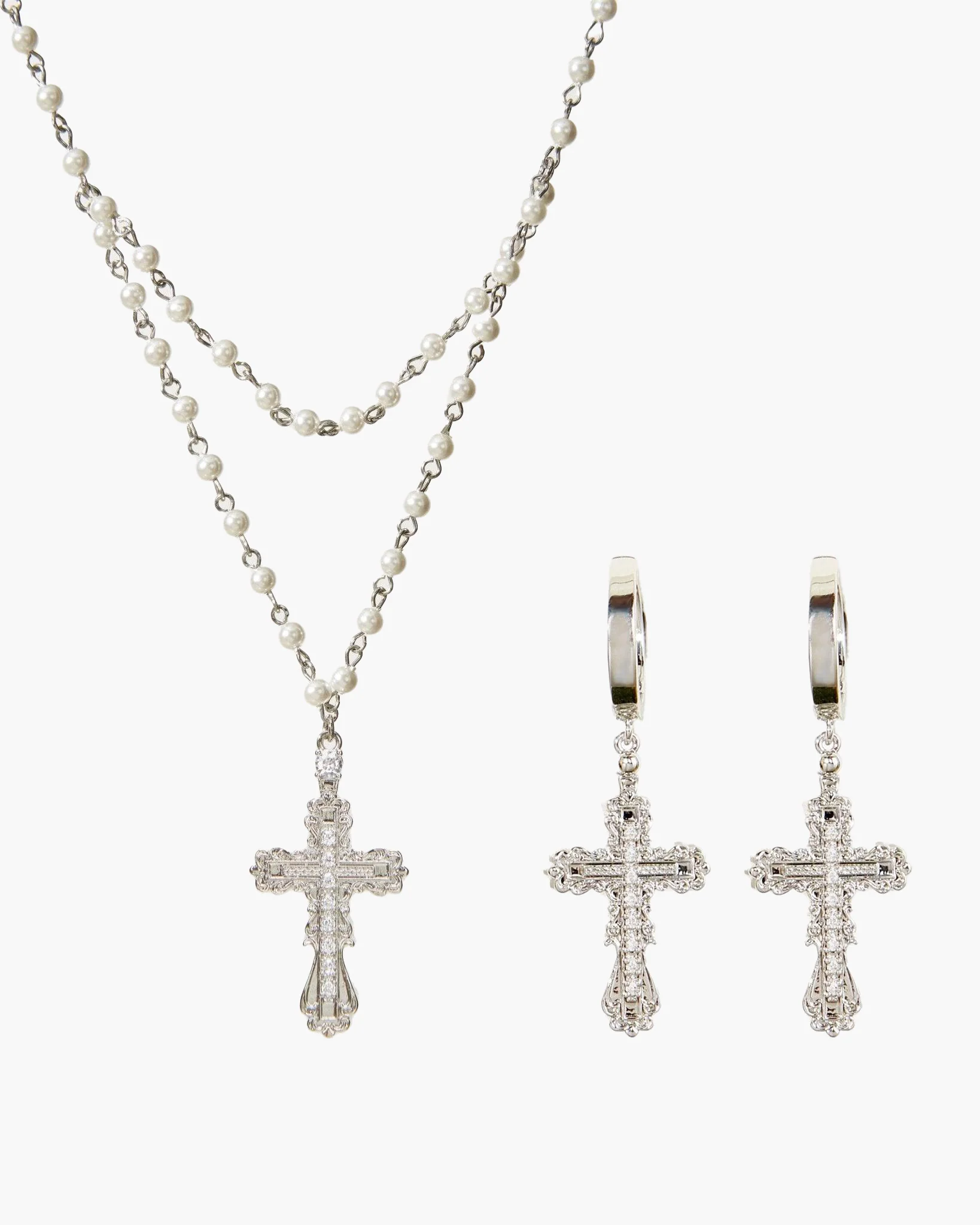 Everette Cross Set in Gold - Image 3