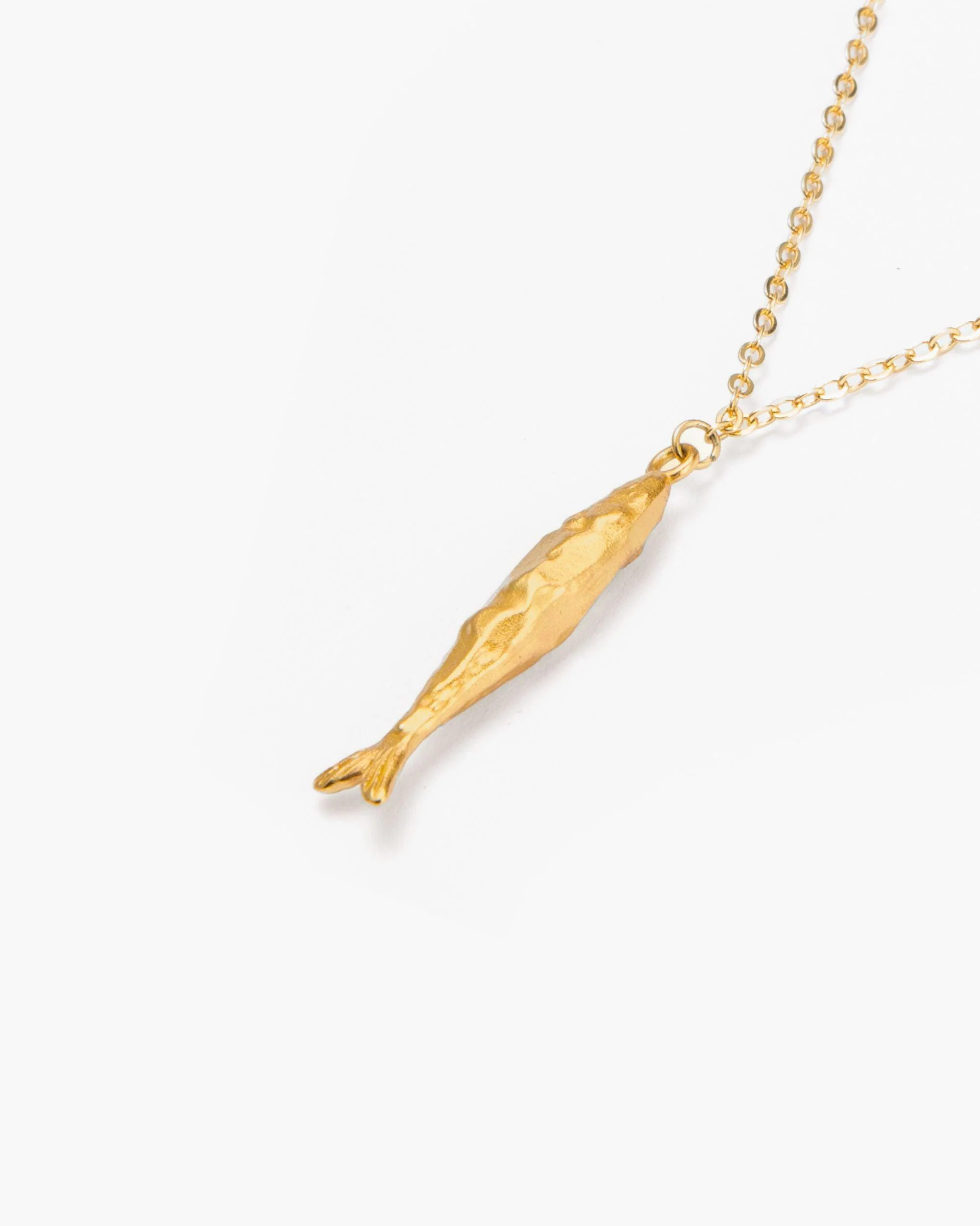 Gold Anchovy Necklace - Image 3