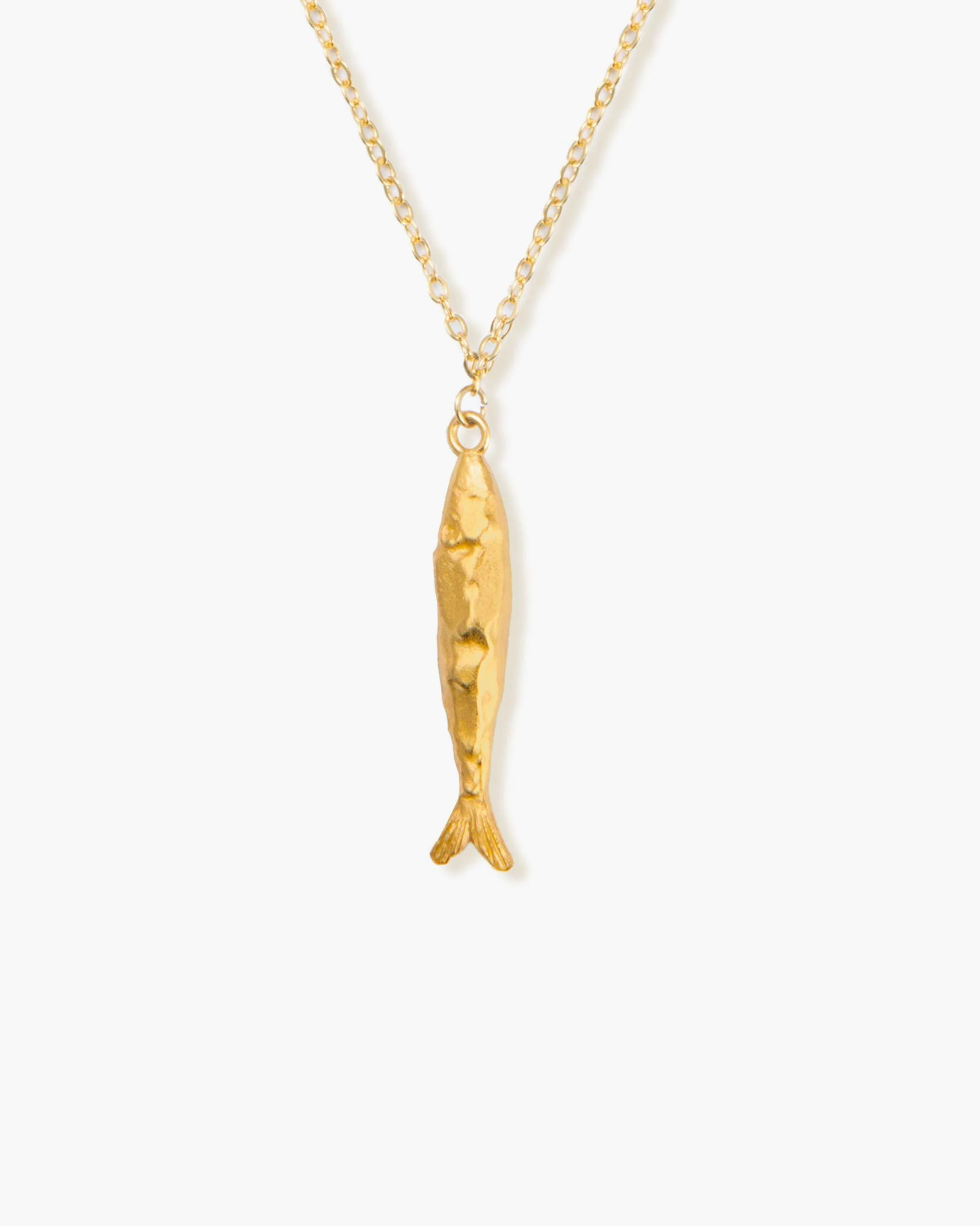 Gold Anchovy Necklace - Image 5