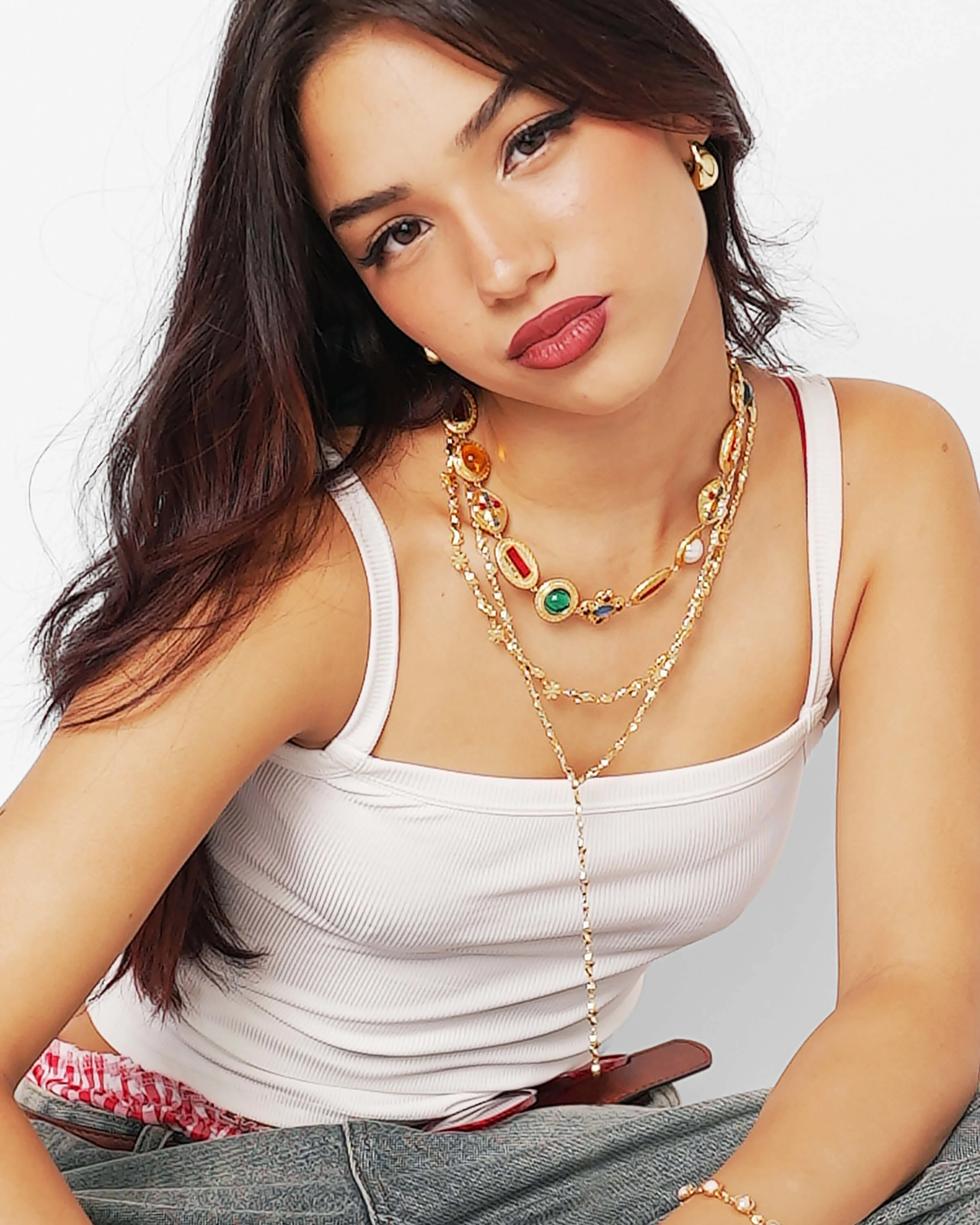 Gold Clusters Necklace - Image 2
