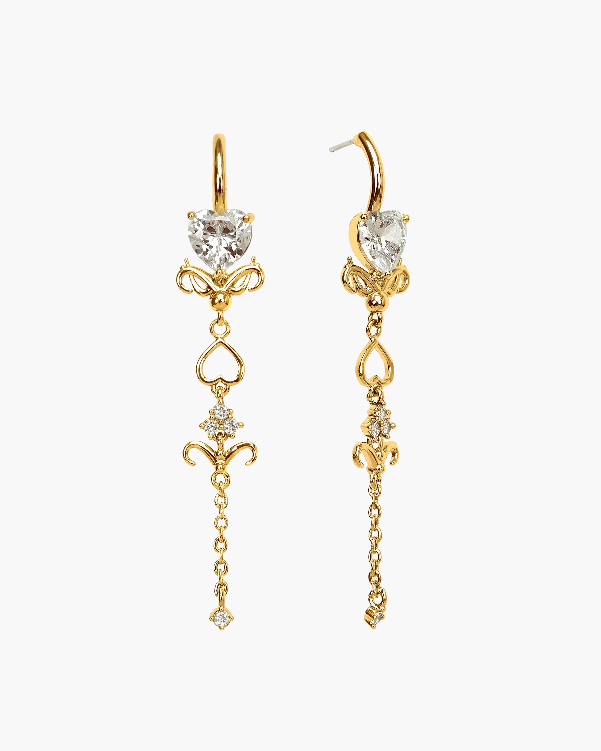 Silver Dripping Earrings - Image 5