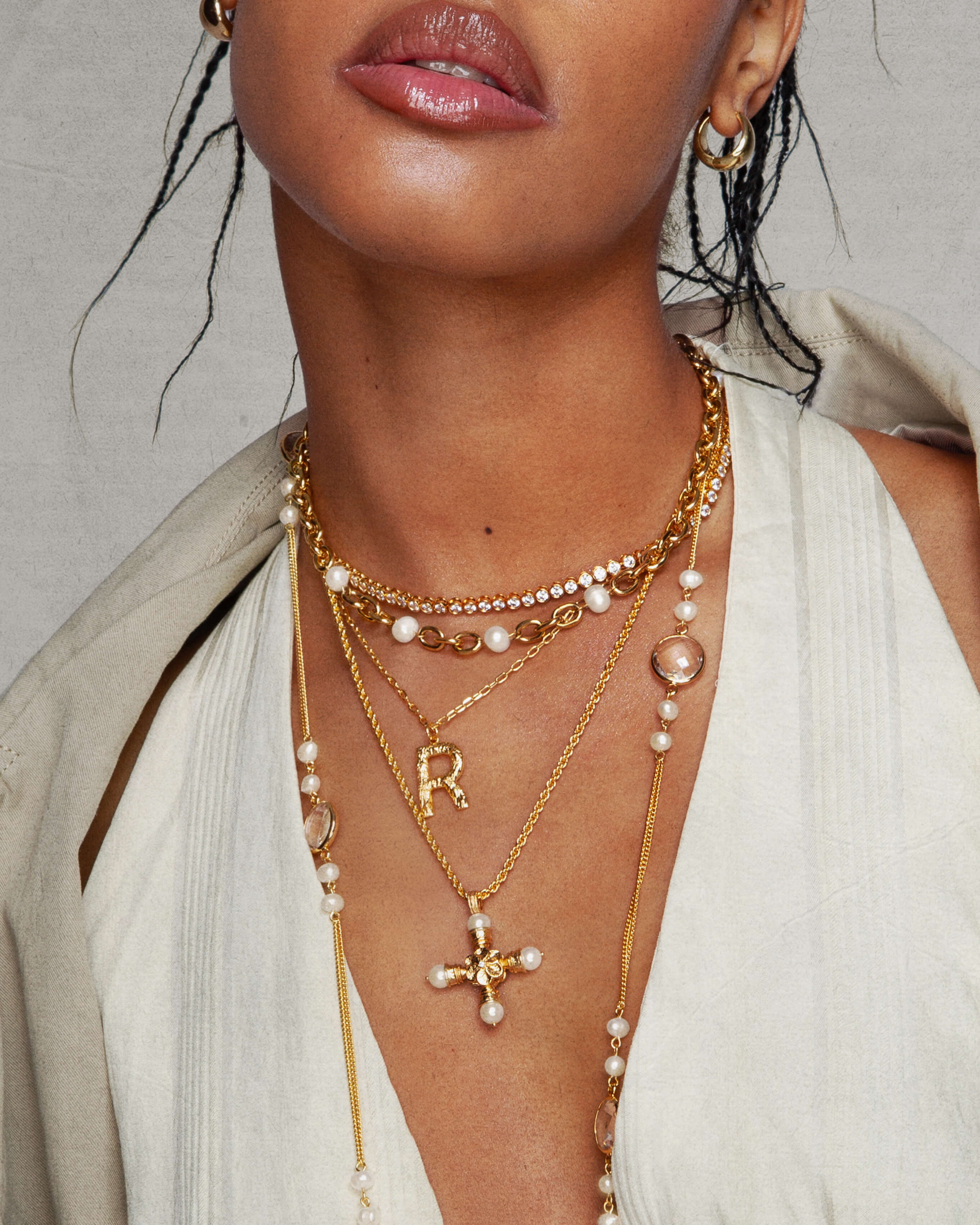 Gold Essence Pearl Necklace - Image 4