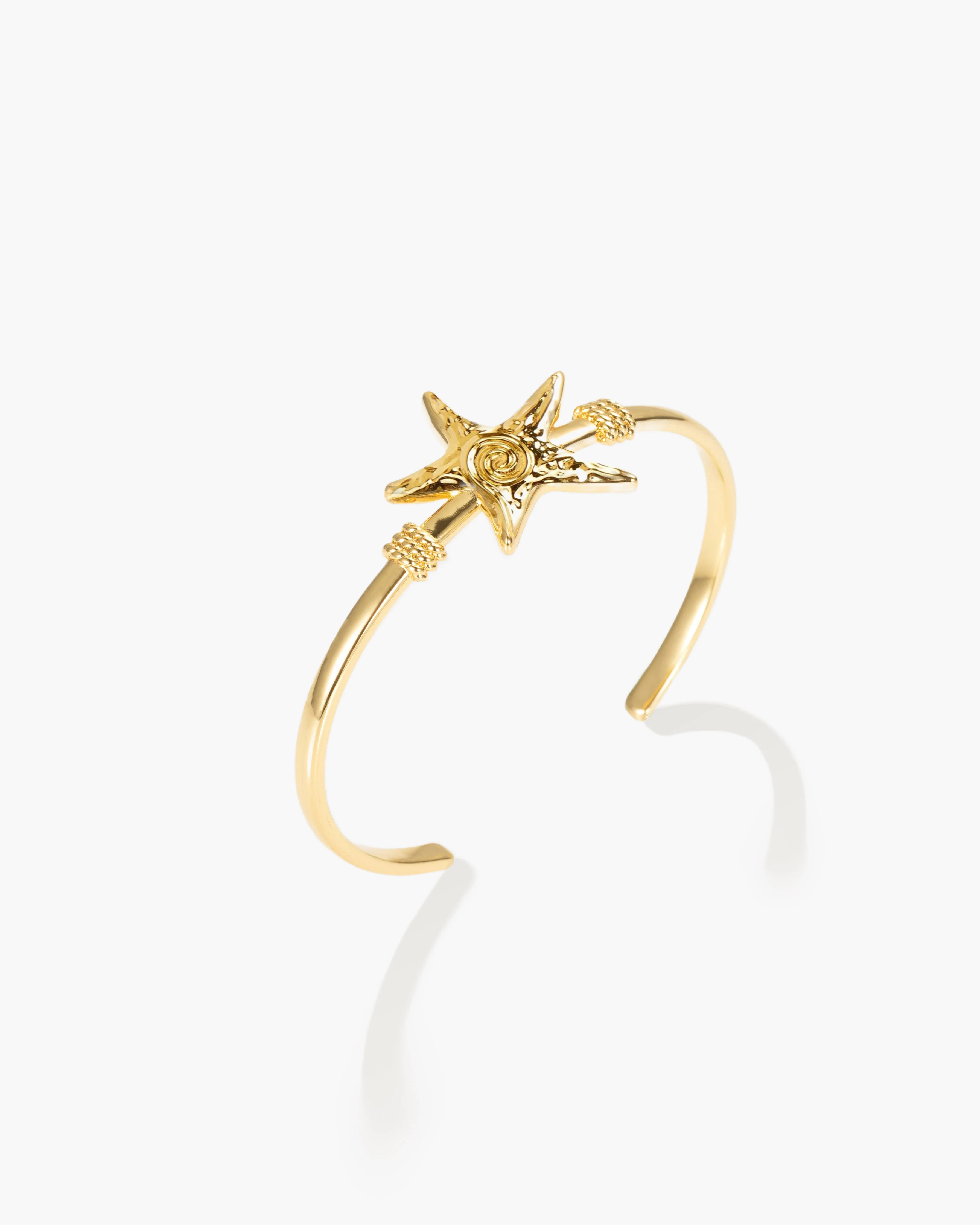 Gold Starfish Bangle - Image 3