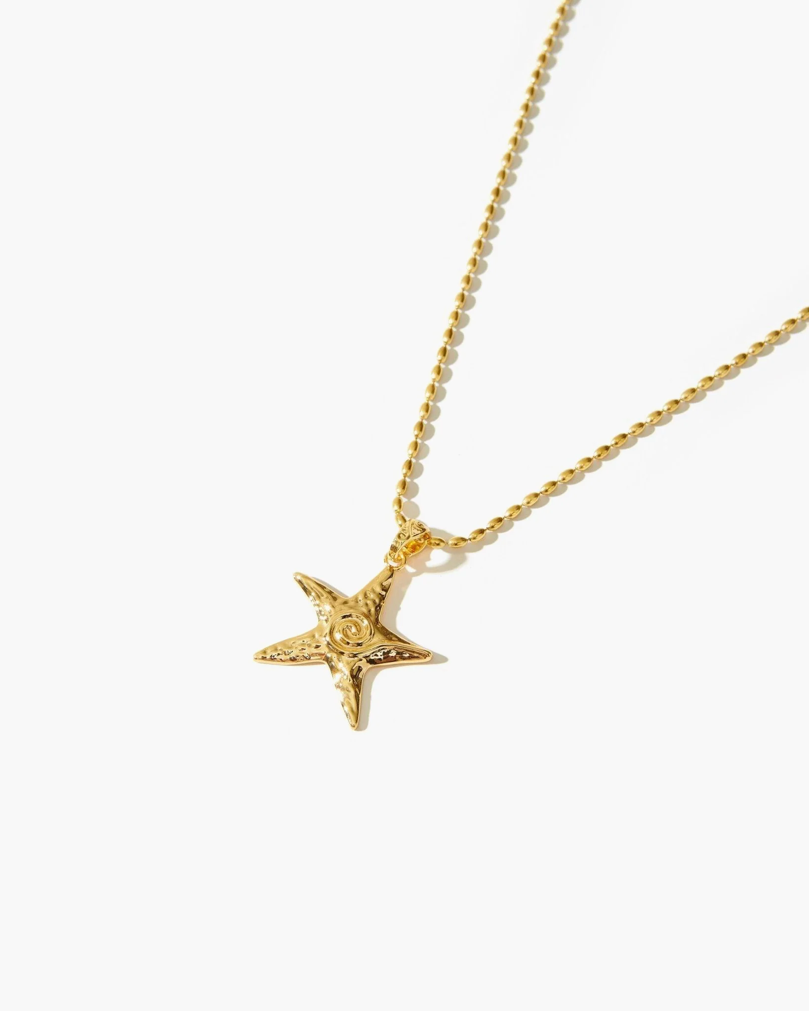 Gold Starfish Necklace - Image 3