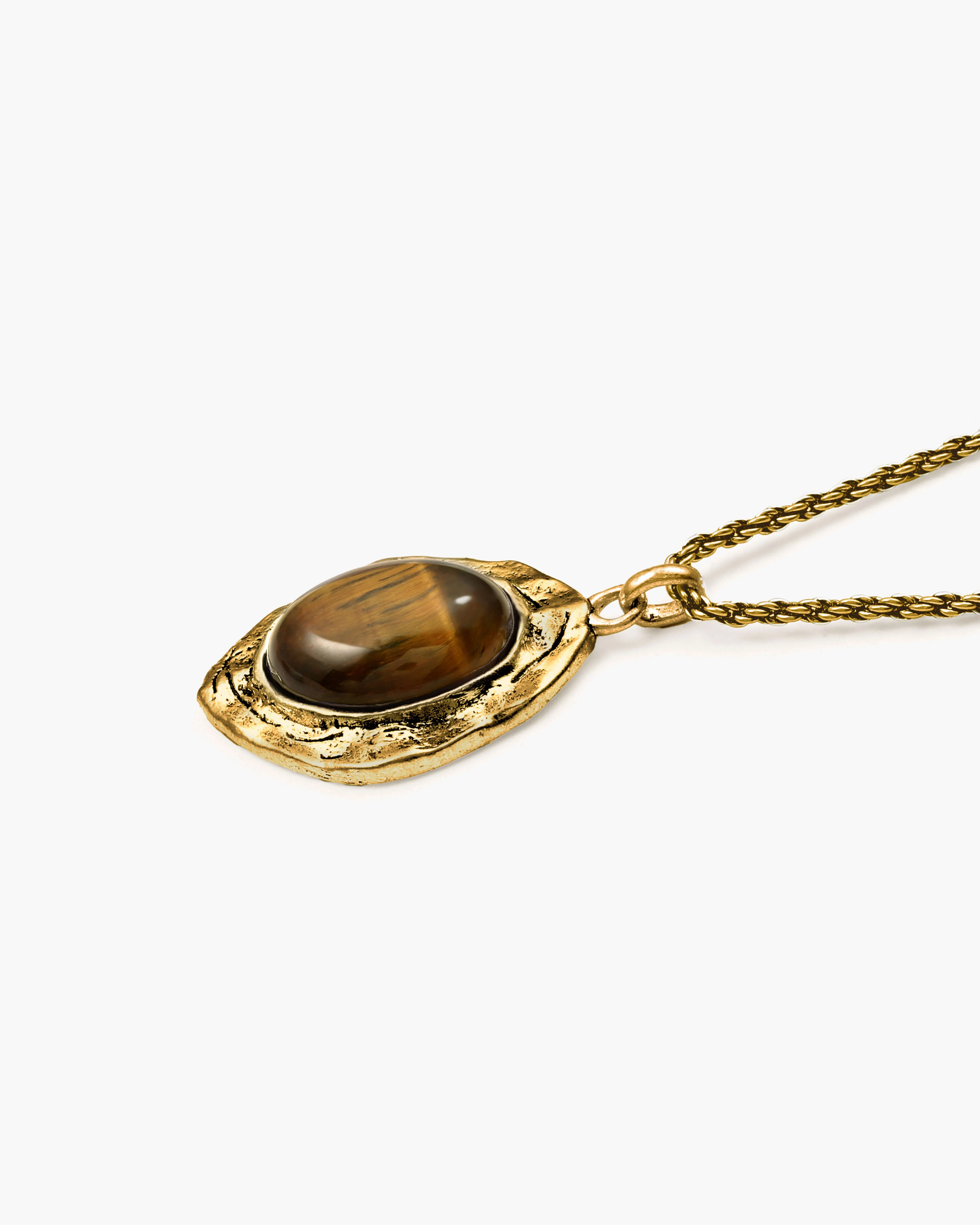 Gold Tiger's Eye Savannah Long Necklace - Image 3