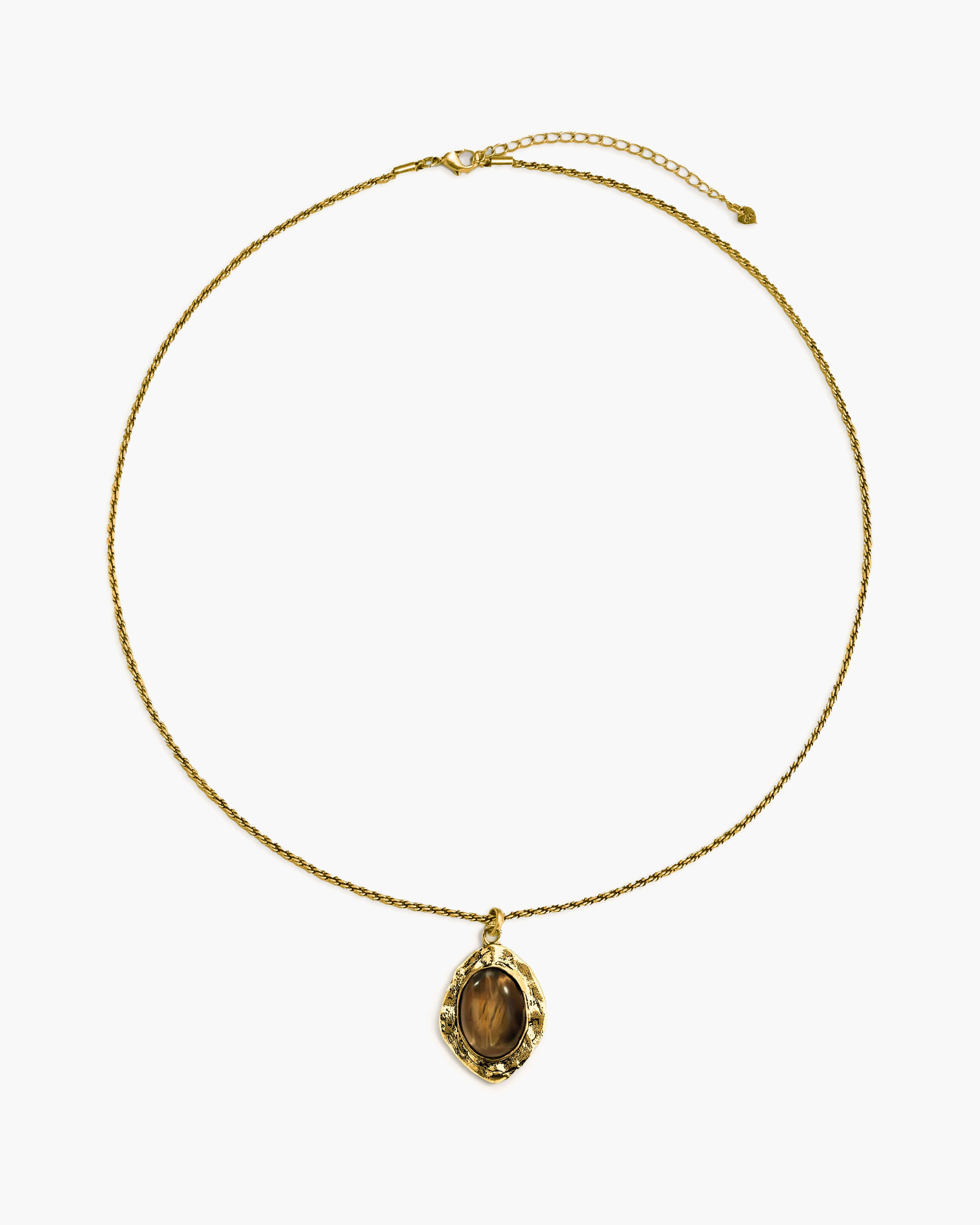 Gold Tiger's Eye Savannah Long Necklace - Image 5