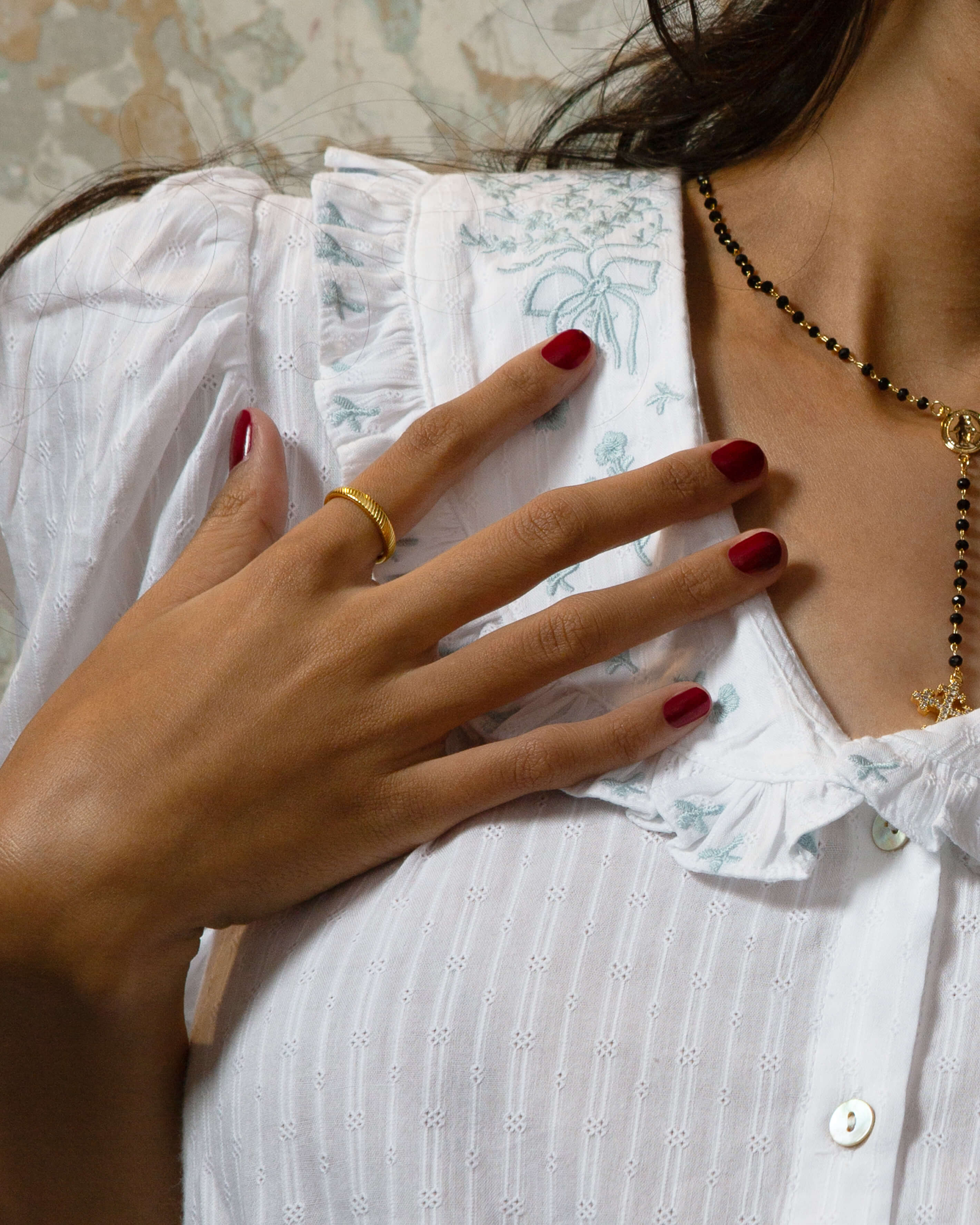 Gold Twill Ring - Image 4