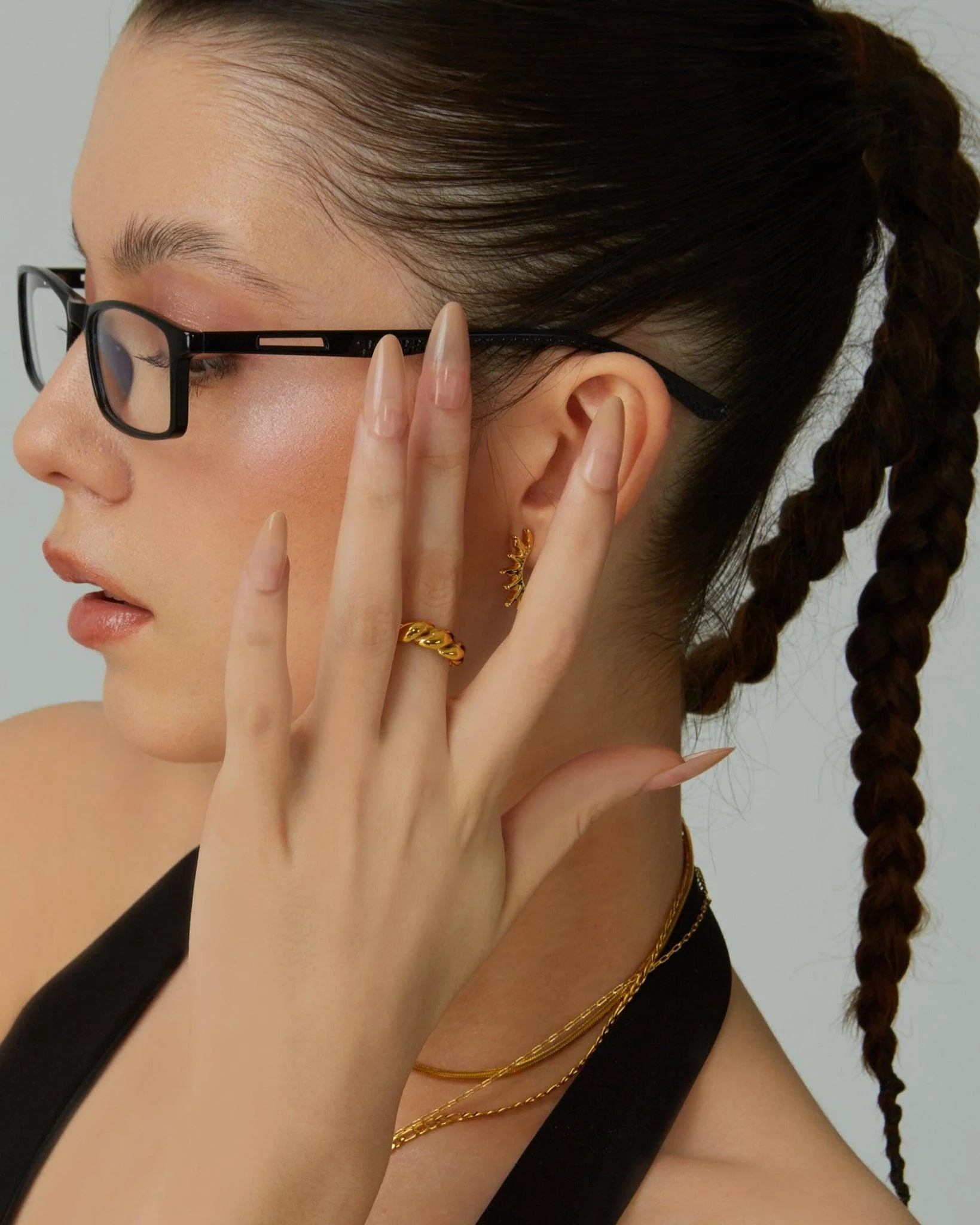 Gold Twisted Ring - Image 3