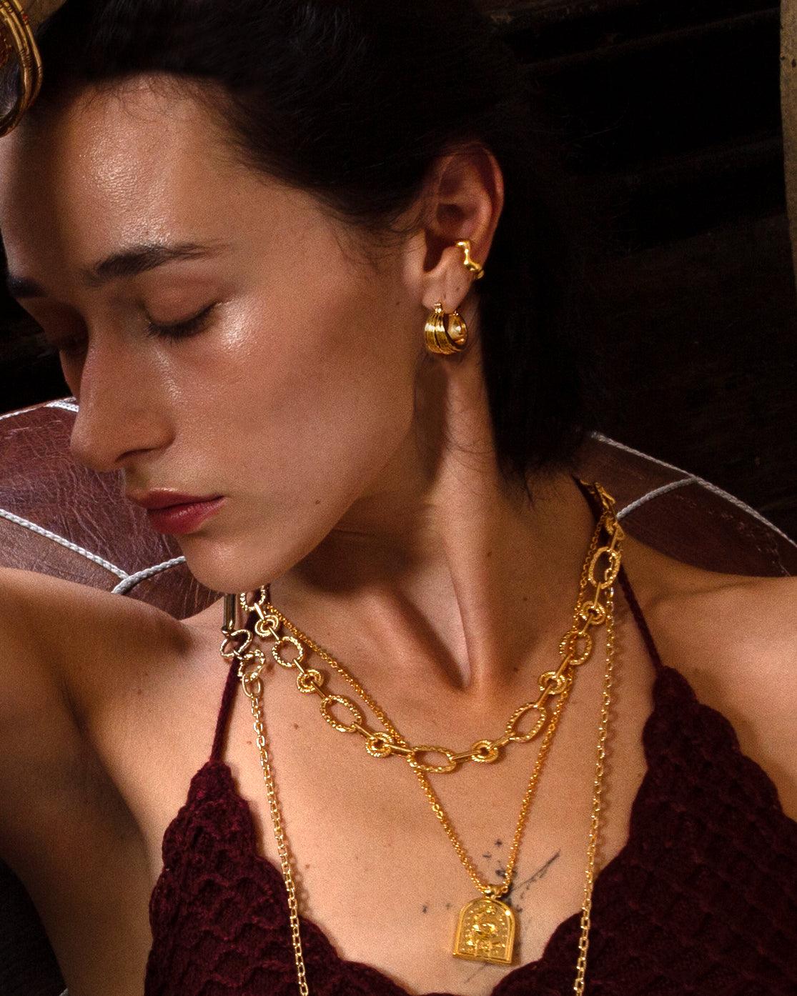 Gold Wave Ear Cuff - Image 3