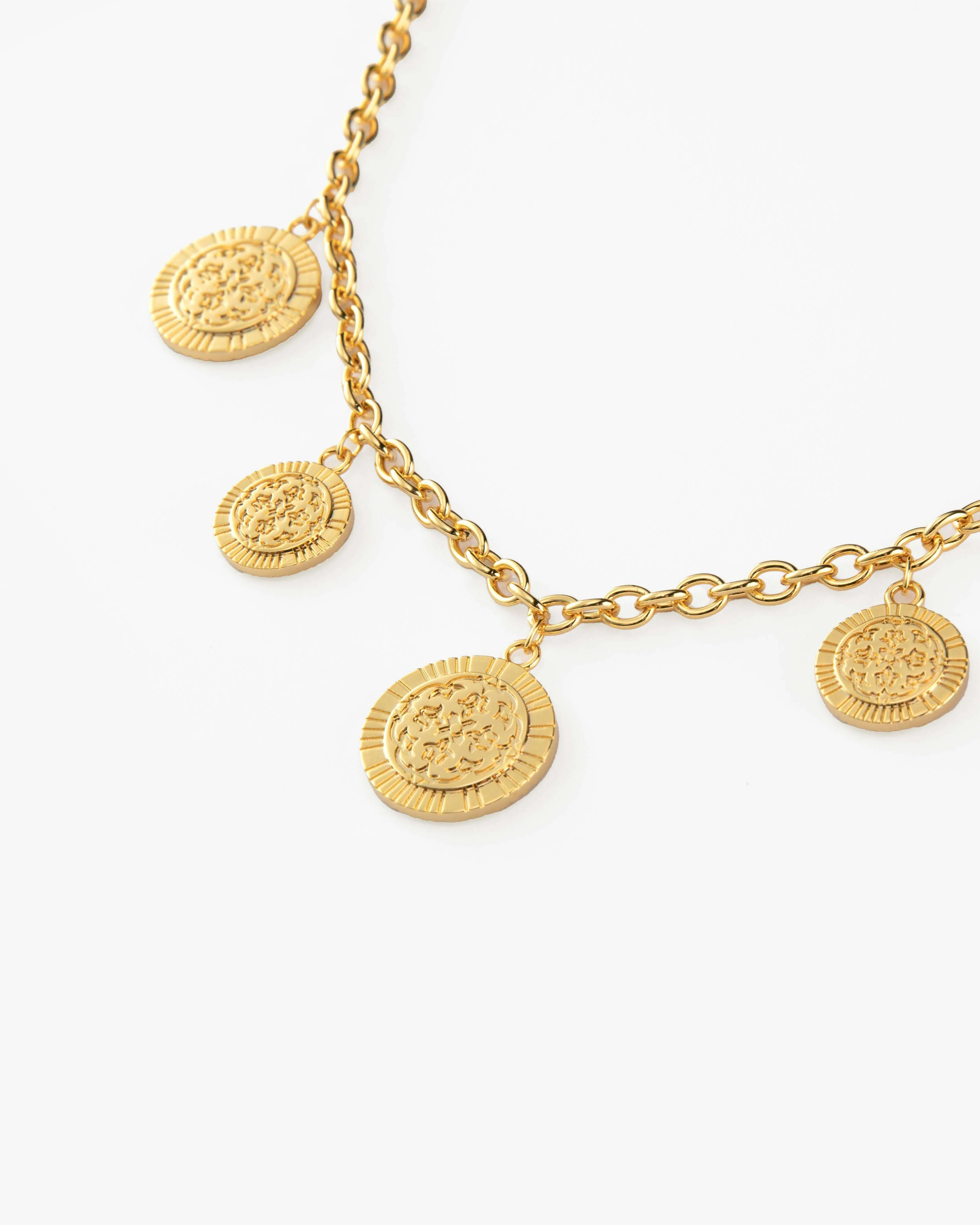 Golden Hojas Necklace - Image 3