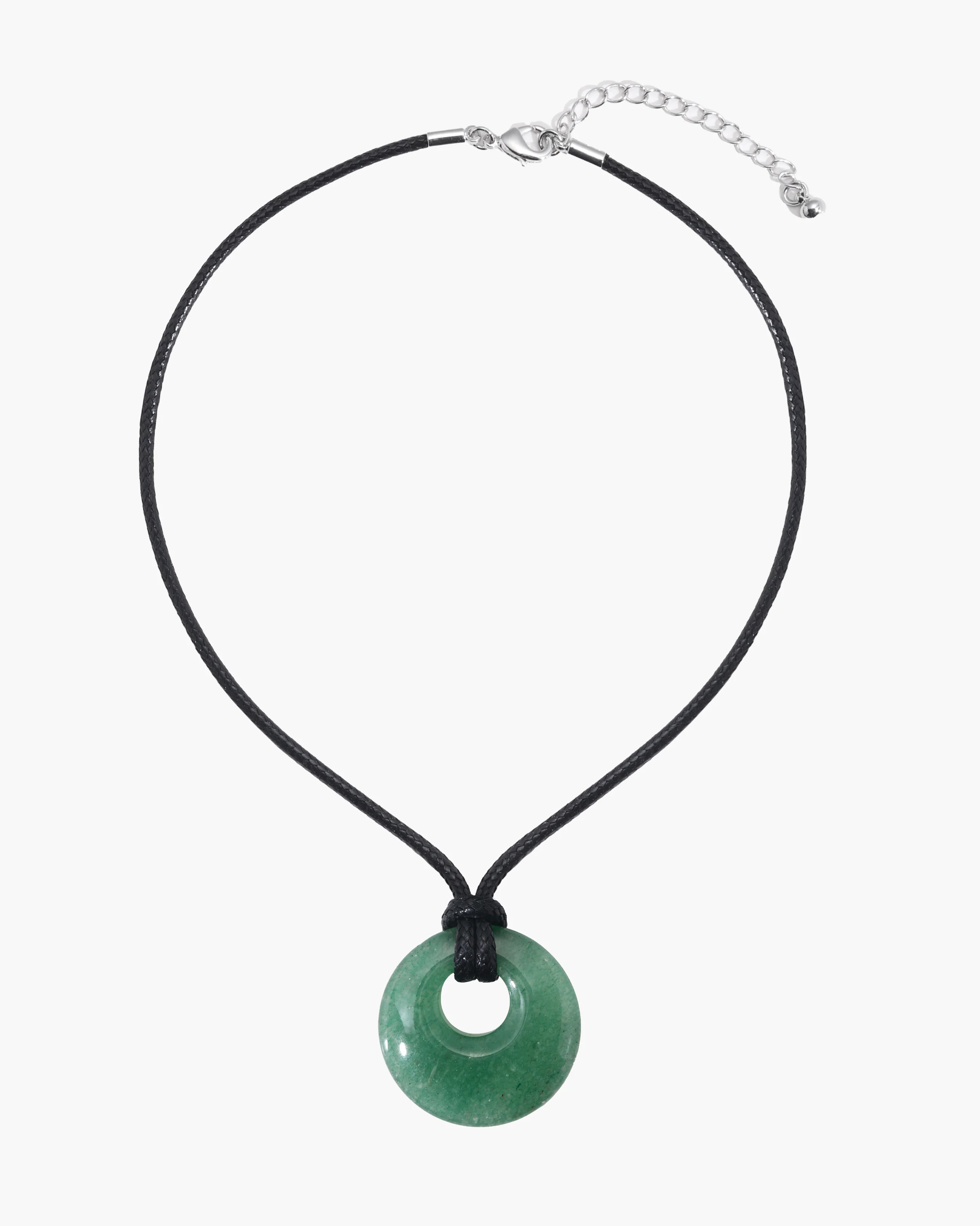 Green Aventurine Cord Necklace - Image 5