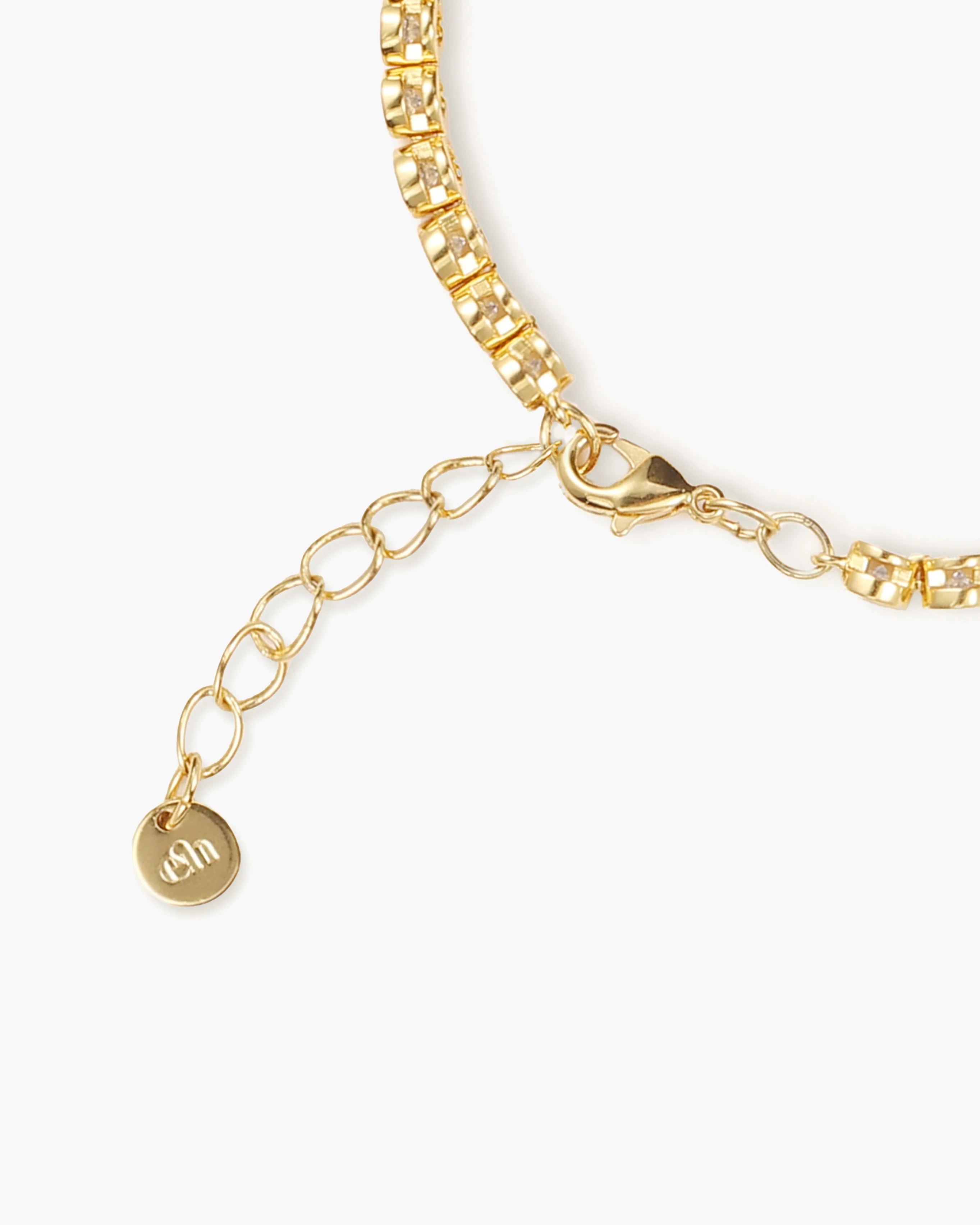 Emerald Tennis Bracelet in Gold - Image 5
