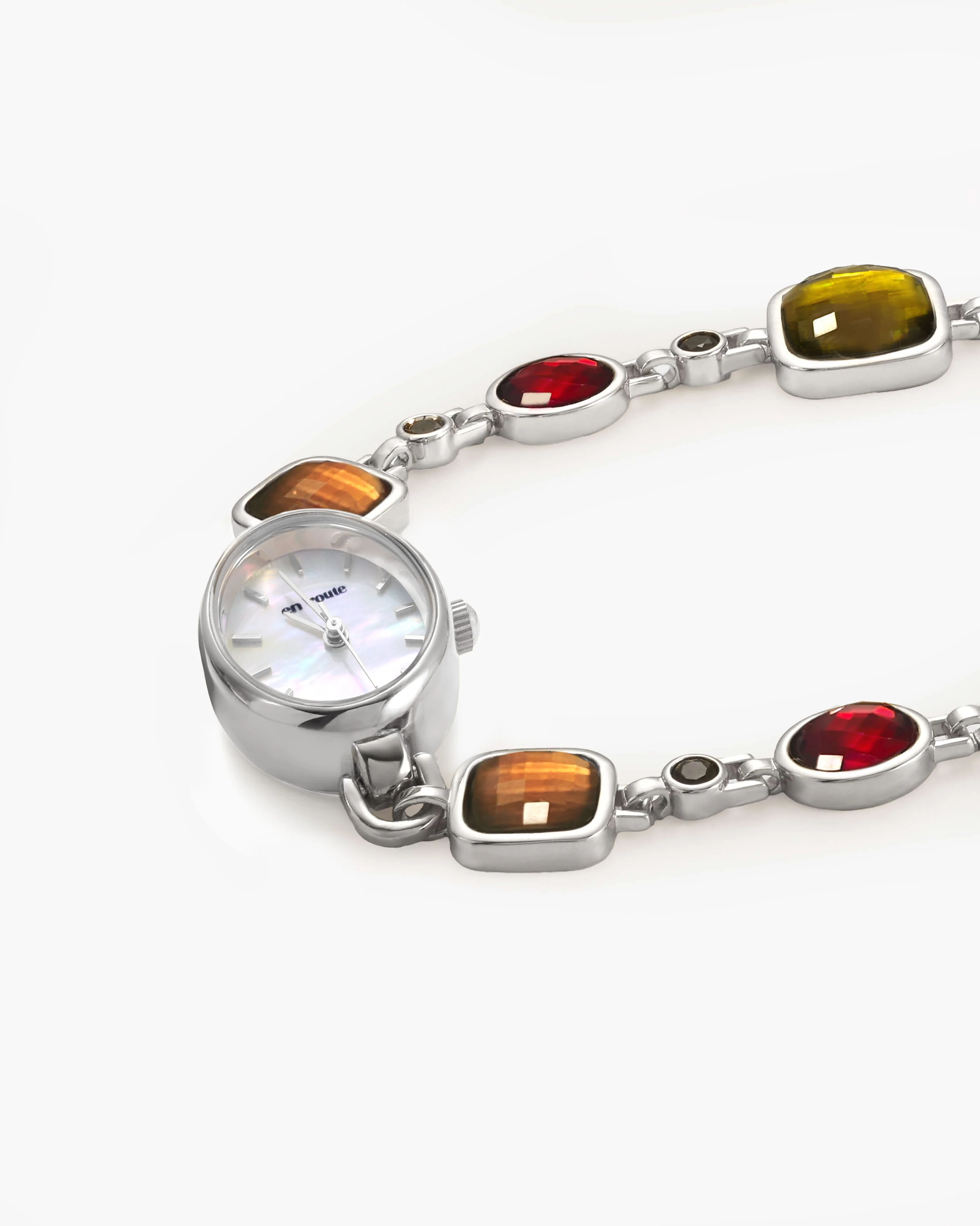 Harmonic Hour Multicolored Watch Bracelet in Silver - Image 3
