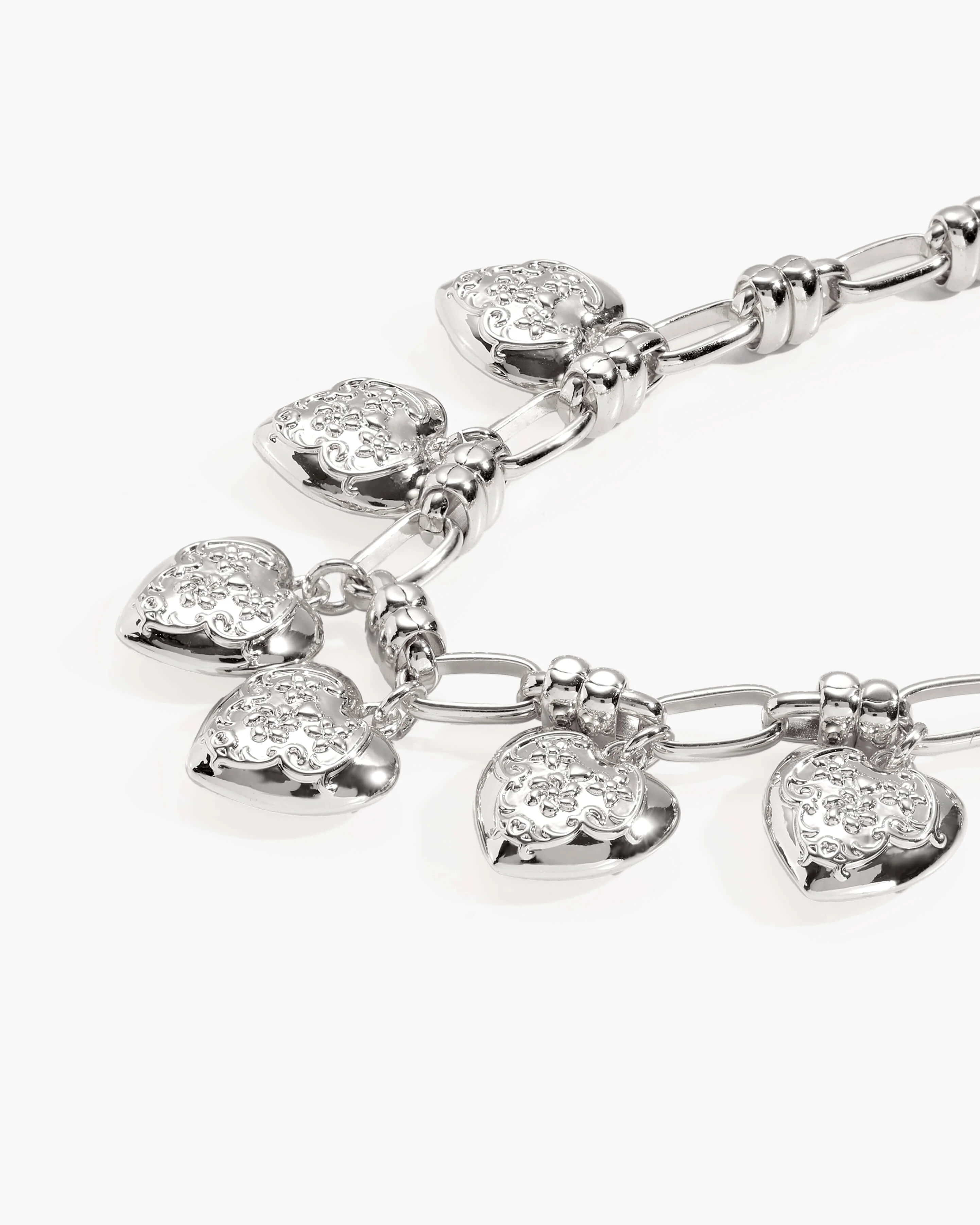 Heart Club Bracelet in Silver - Image 3