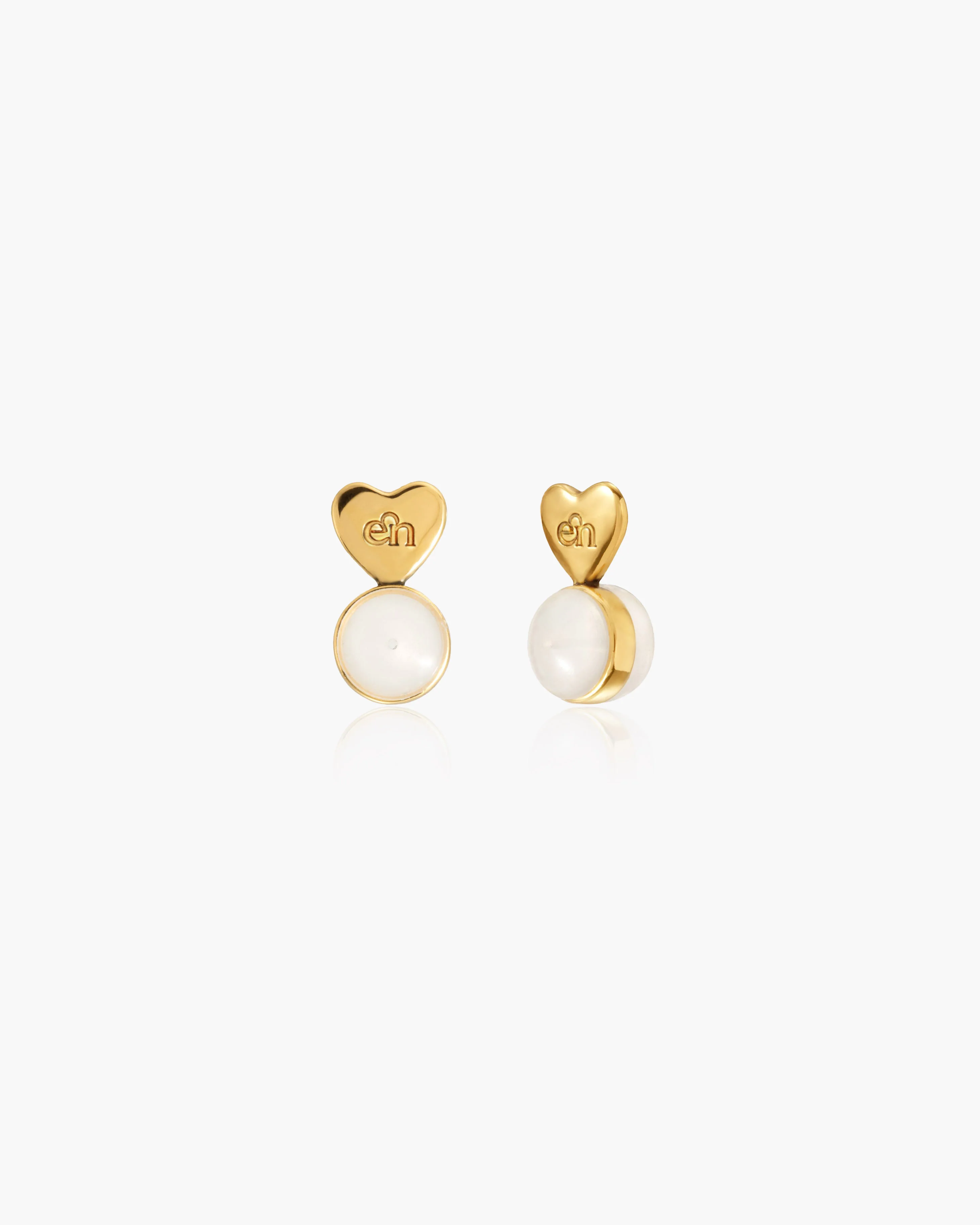 Silver Heart-shaped Earring Back Lifters - Image 3