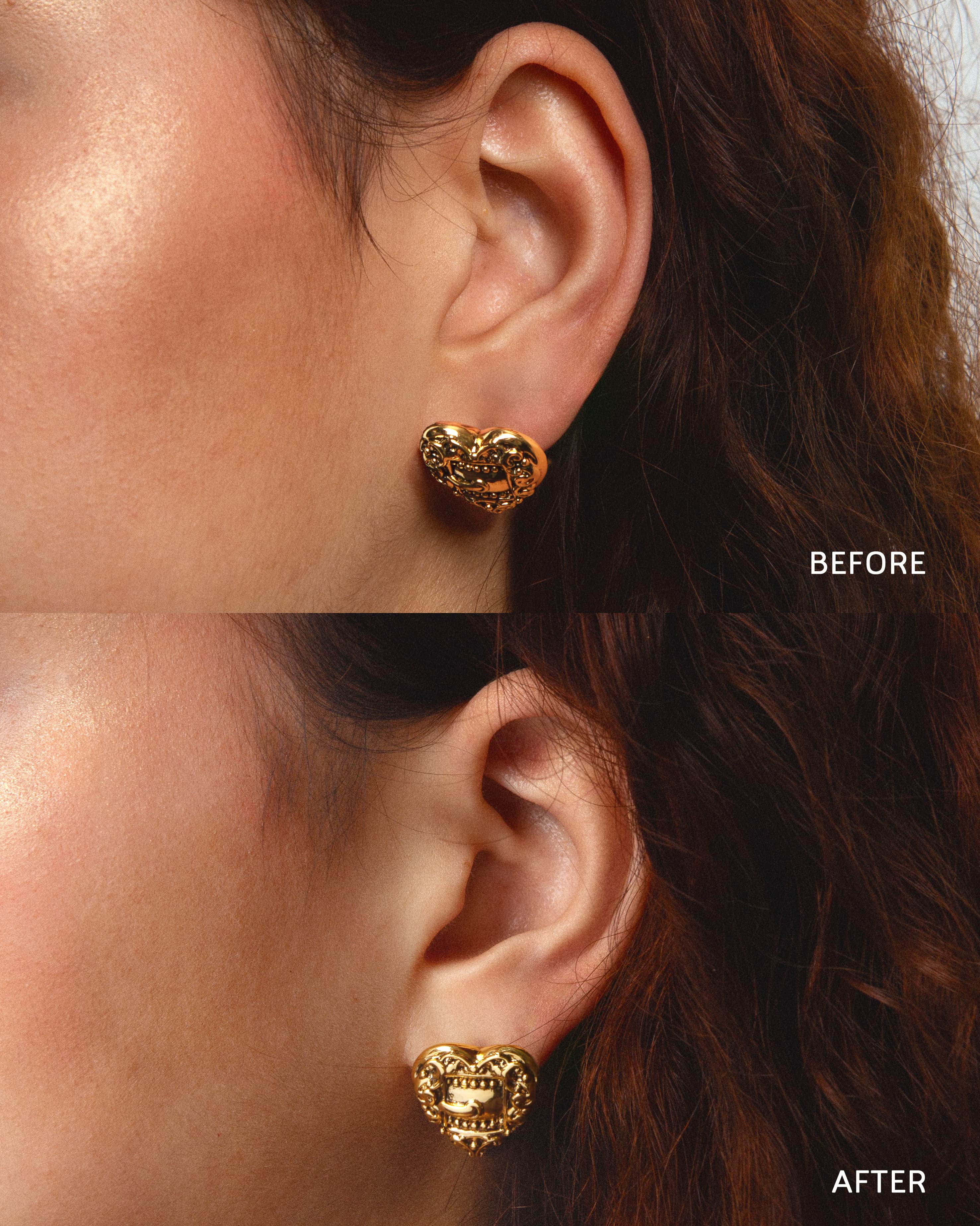 Heart-shaped Earring Back Lifters - Image 2