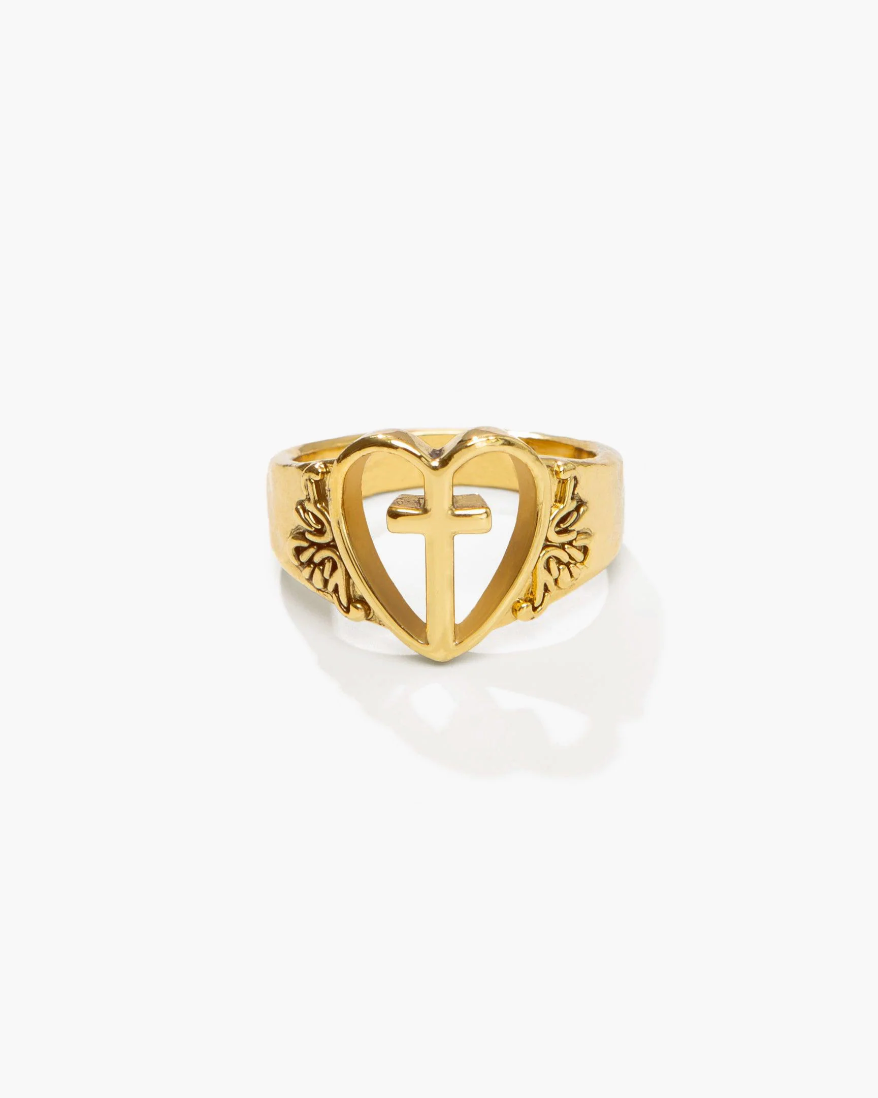 Creda Heart Cross Ring - Image 3