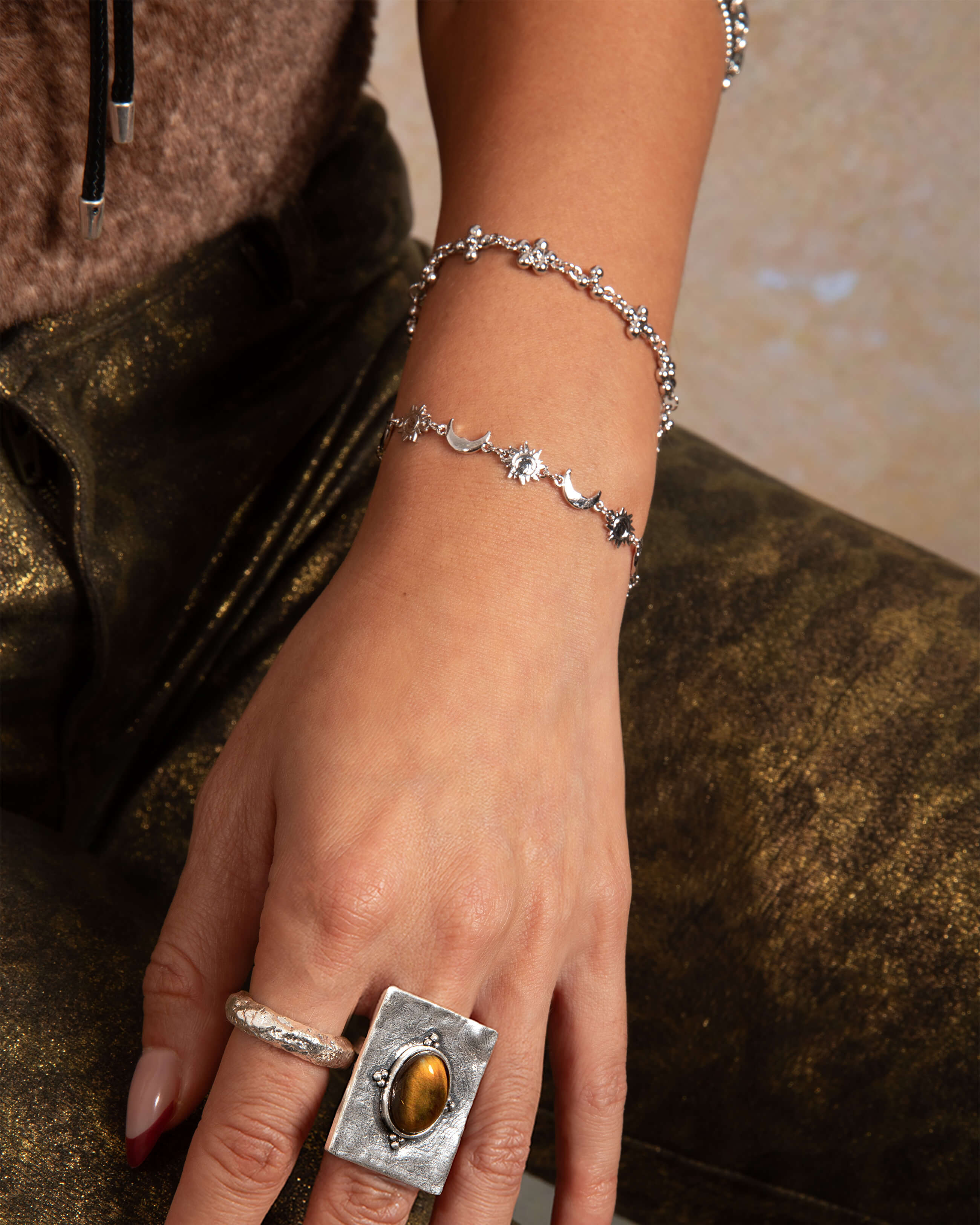 Hoshi Bracelet in Silver - Image 4